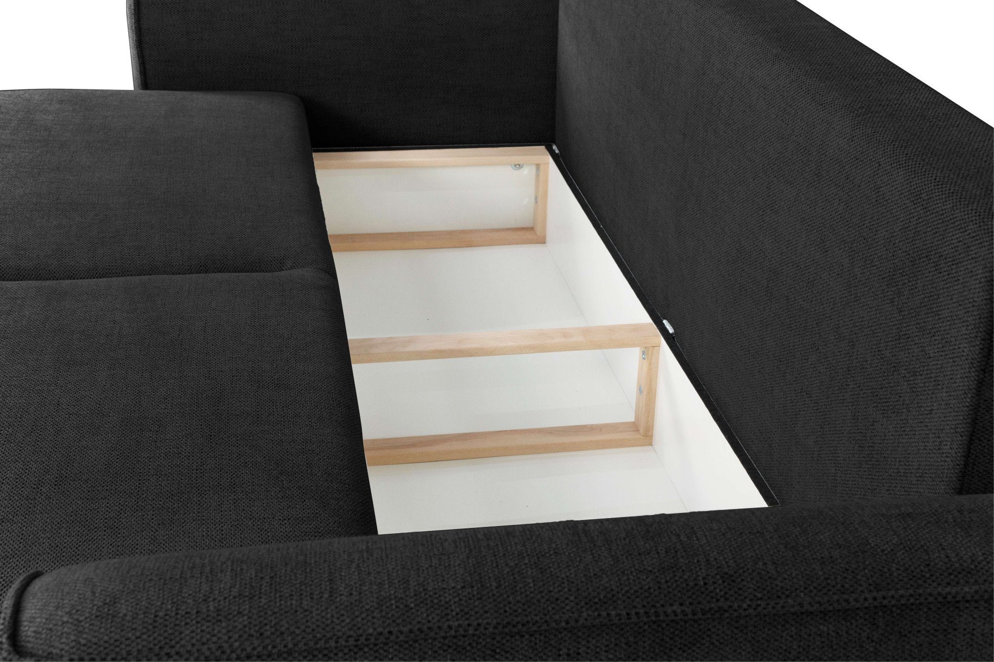 INOSIGN 3-zitsbank BEATRICE optionele slaapbank met bedlade, B/D/H 250/107/92 cm