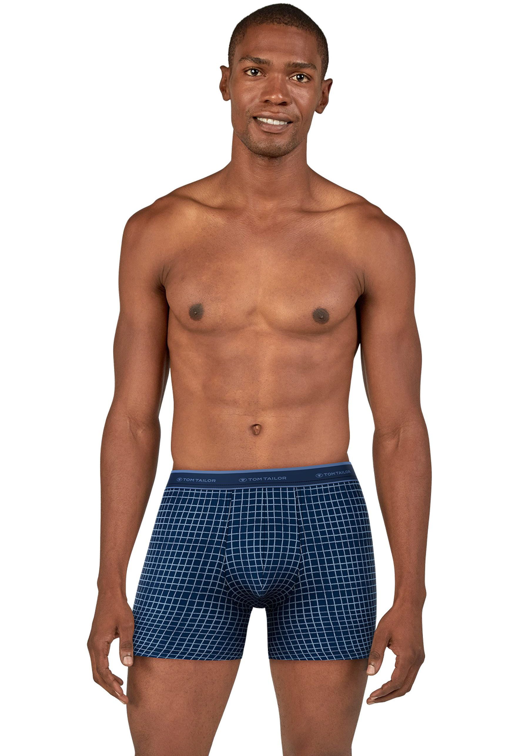 Tom Tailor Lange boxershort met logoband (Set van 2)