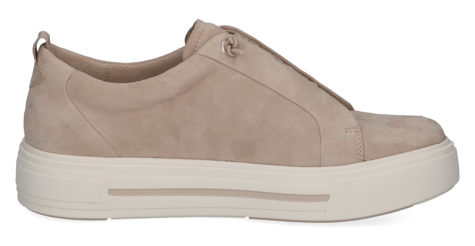 Caprice Slip-on sneakers , lage schoen, vrijetijdsschoen, slippers met elastische banden