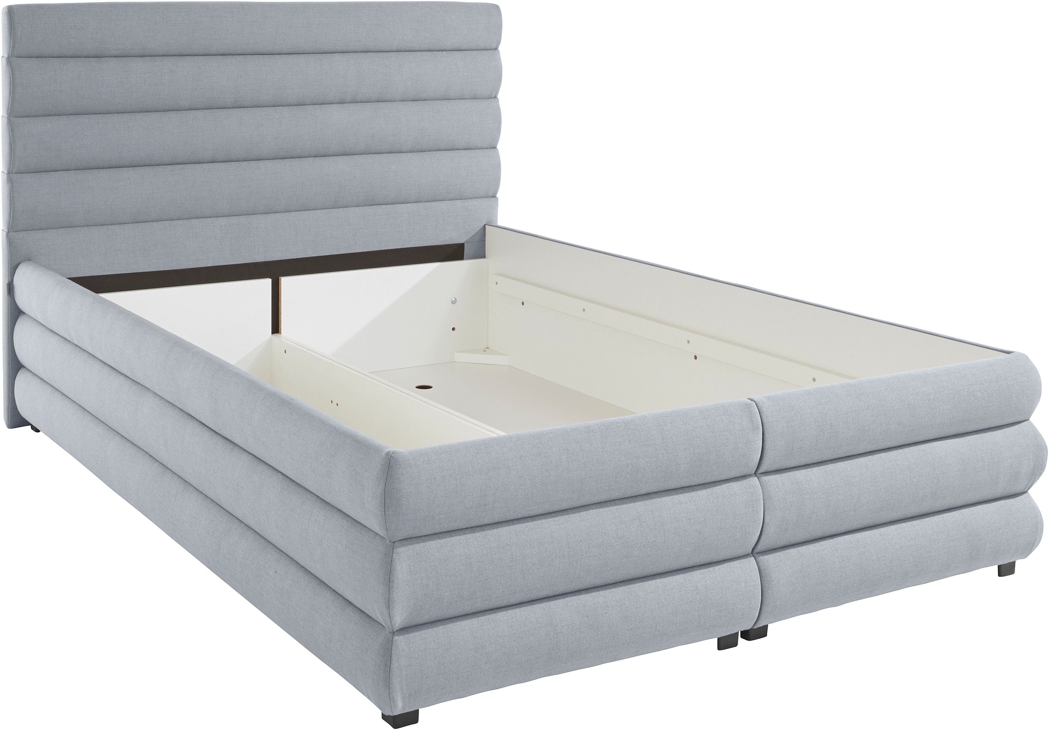 LeGer Home by Lena Gercke Gestoffeerd bed Maylis naar keuze met en zonder matras en lattenbodem, ook in 200 cm breedte