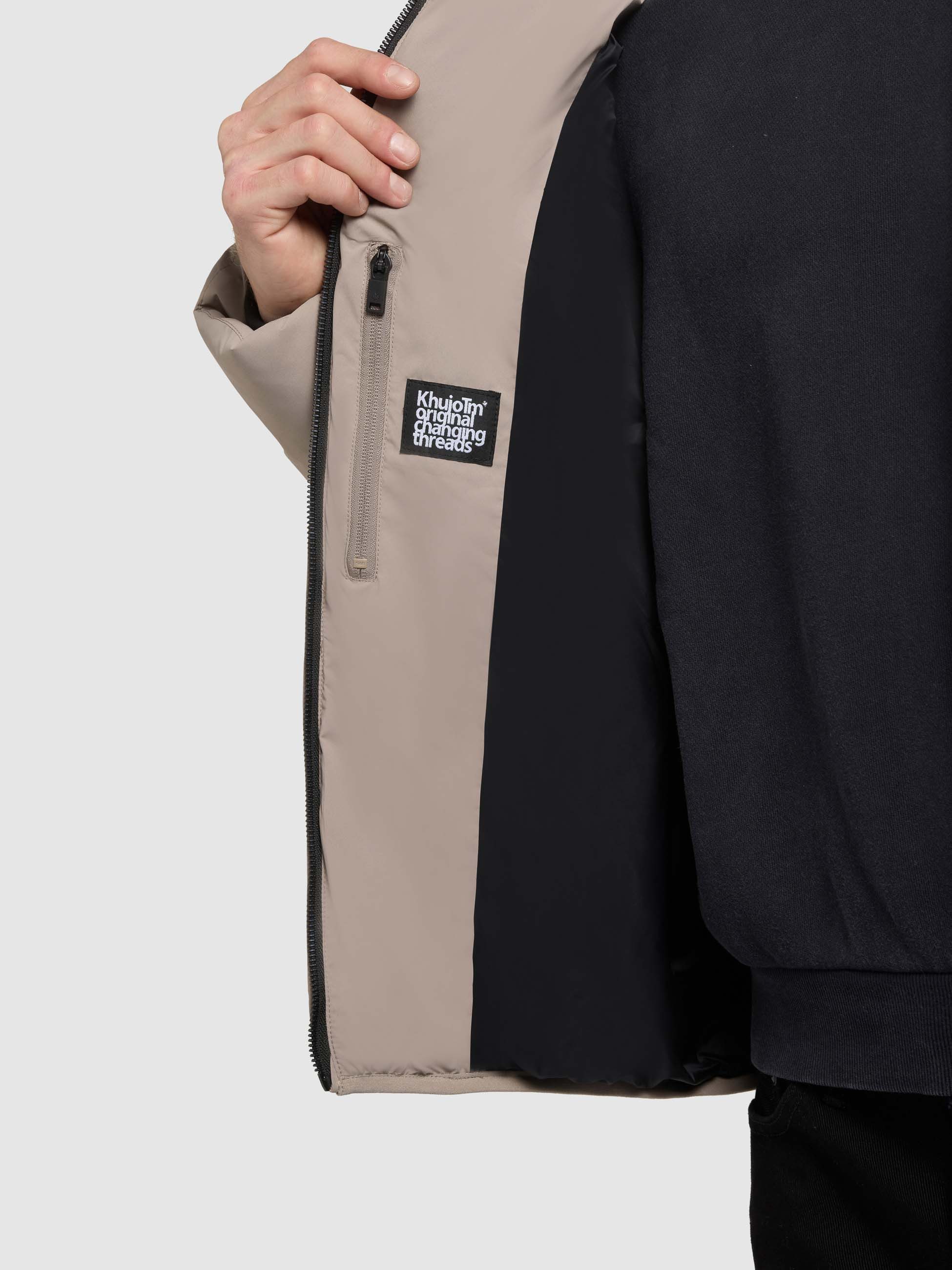 khujo Gewatteerde jas Clover met hoogwaardige reliëf