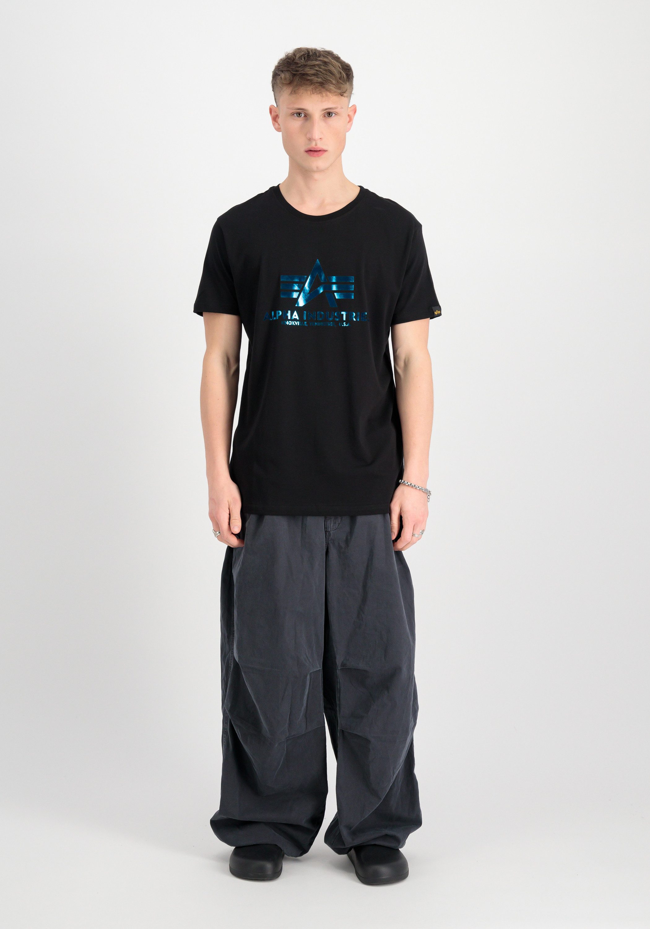 Alpha Industries T-shirt Alpha Industries Men - T-Shirts Basic T-Shirt BL Foil Print
