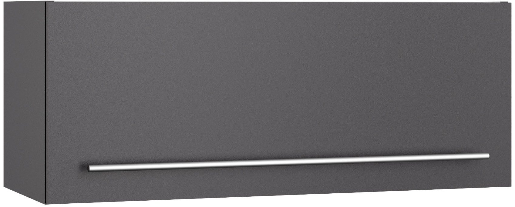 OPTIFIT Hangend kastje met klep Bern2 Breedte 90 cm, 1 klep hangkasten grijs