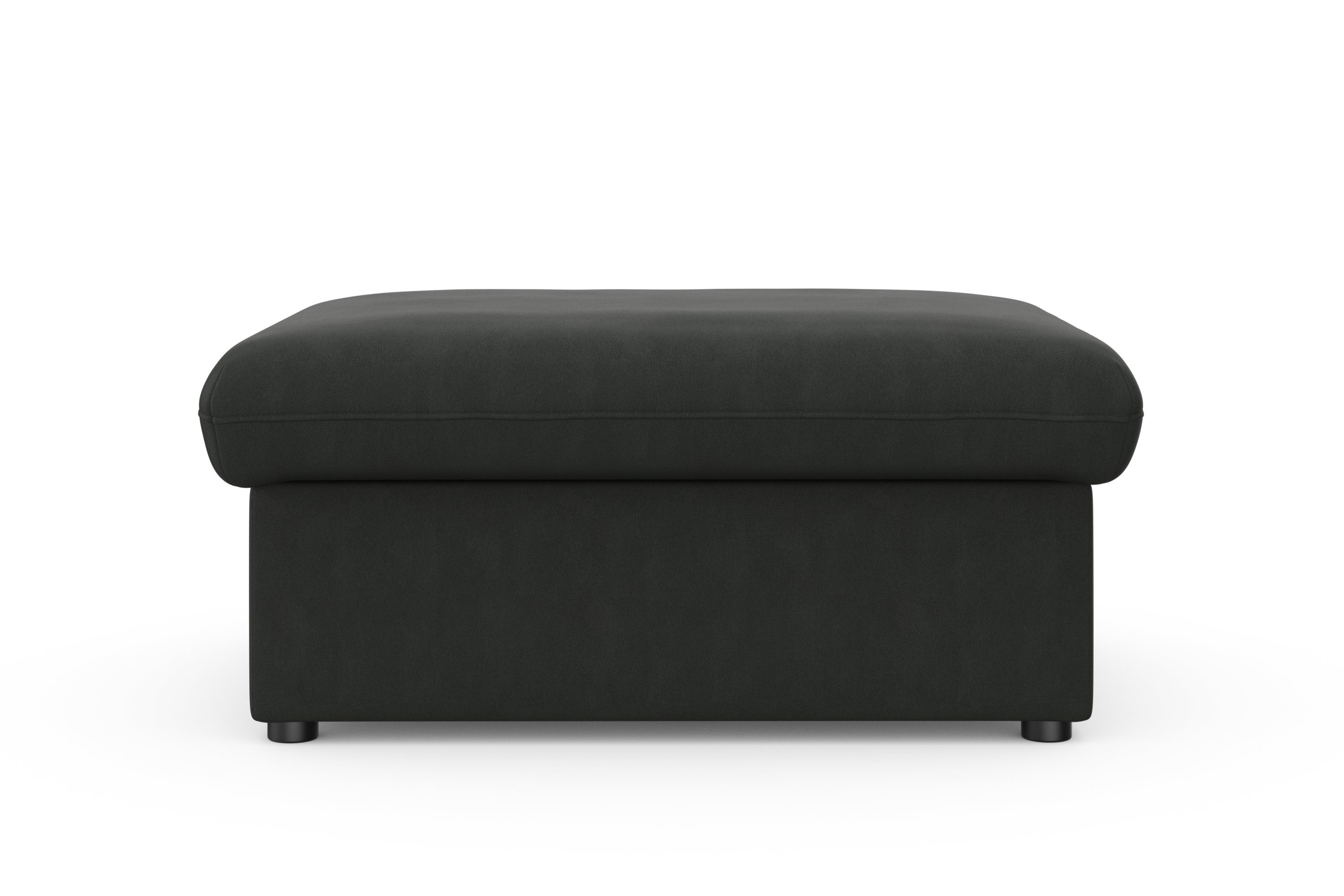 DOMO collection Hocker Topmatras met golfvering, op kunststof glijders