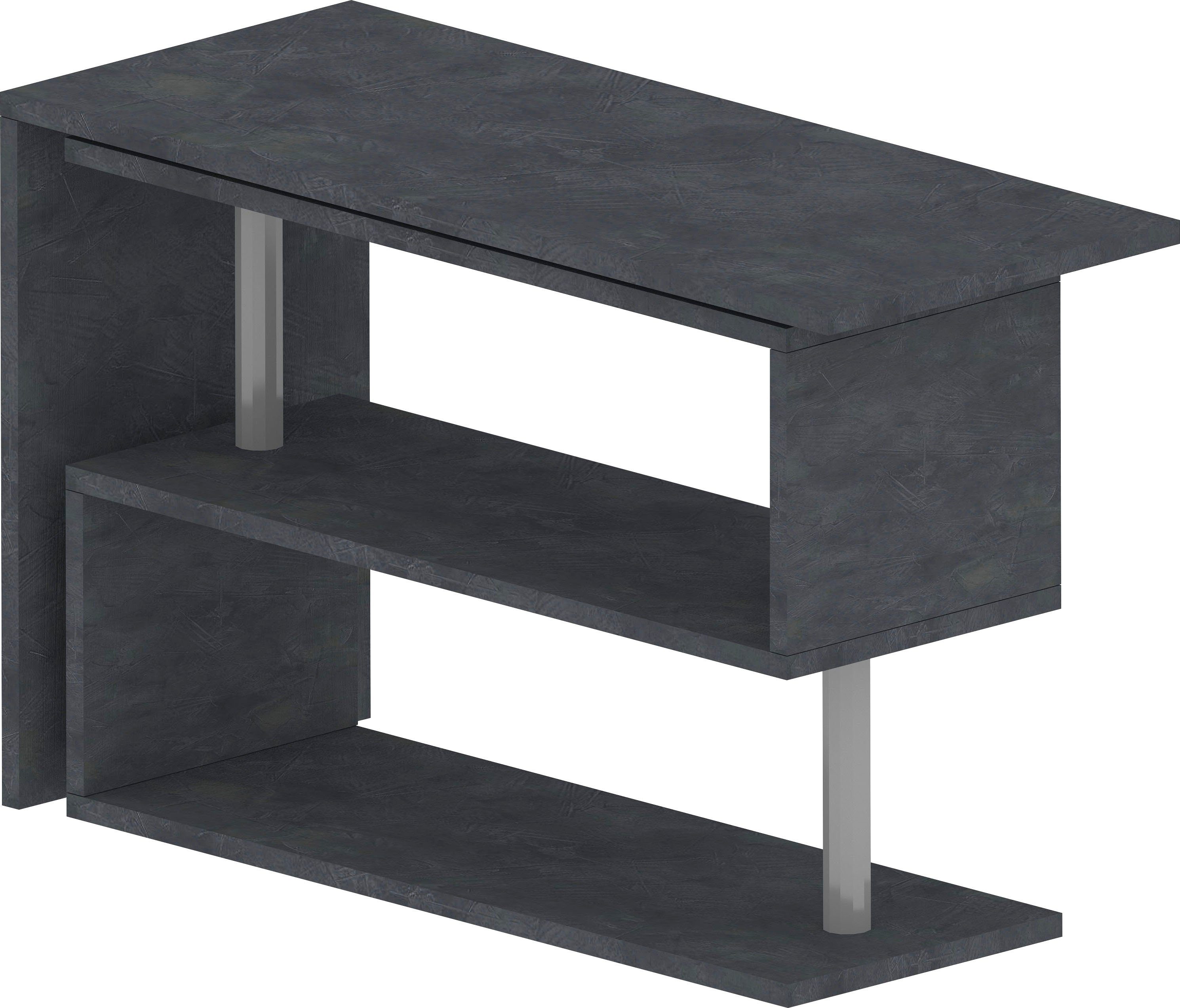 INOSIGN Bureau Volta, Made in Italy multifunctioneel - als computertafel, hoekbureau of sideboard