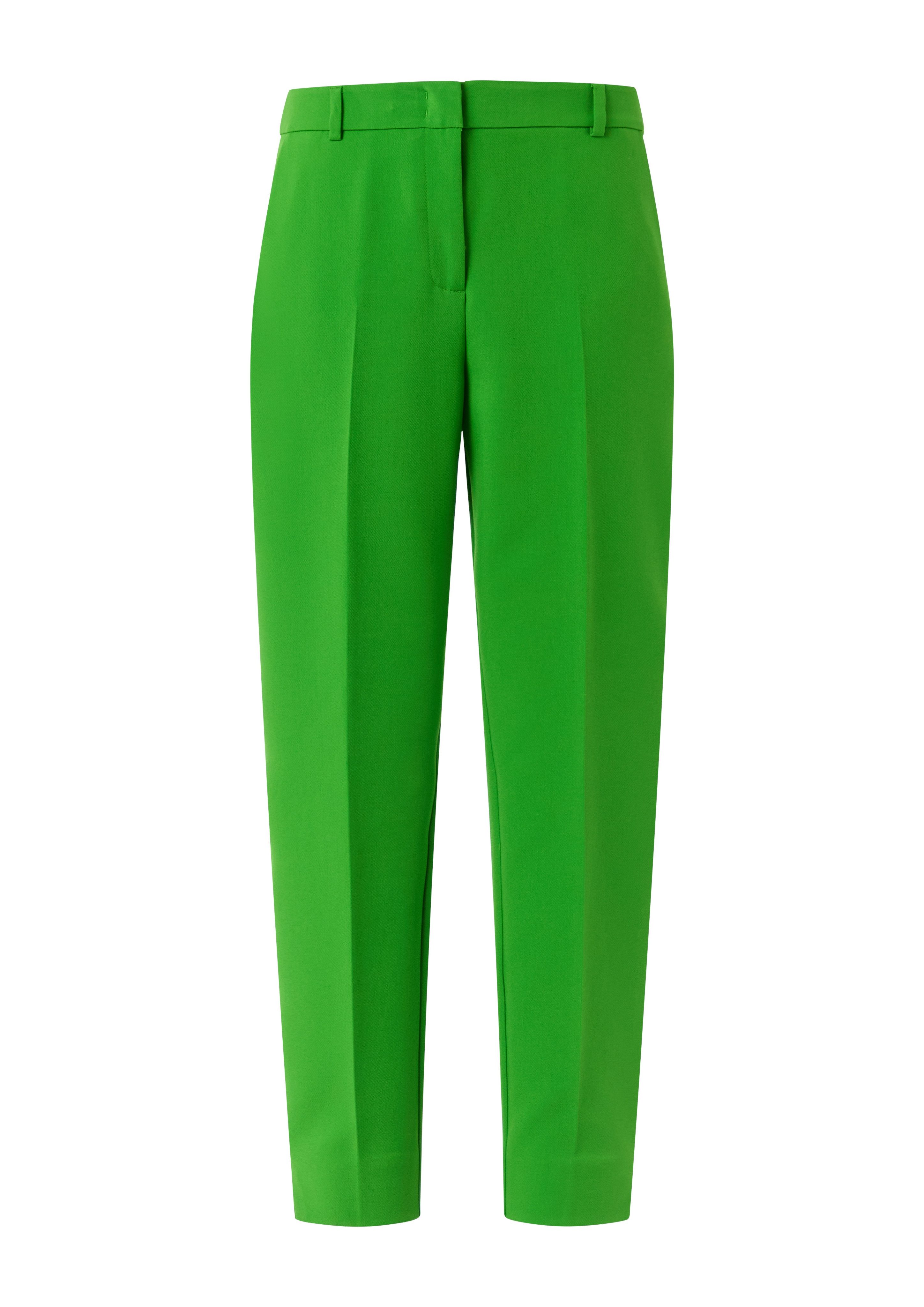 Comma Stoffen broek met persplooien