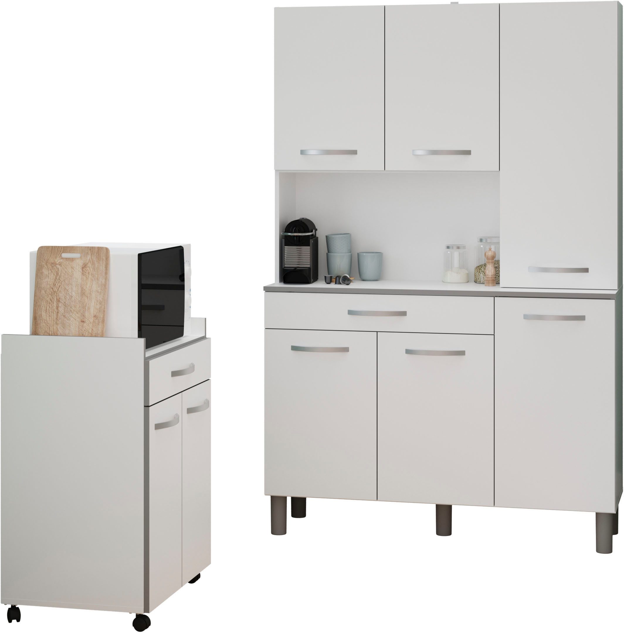 Parisot Kastenset Season 1, Multifunctionele kast, buffetkast, opslag (set, 2 stuks)