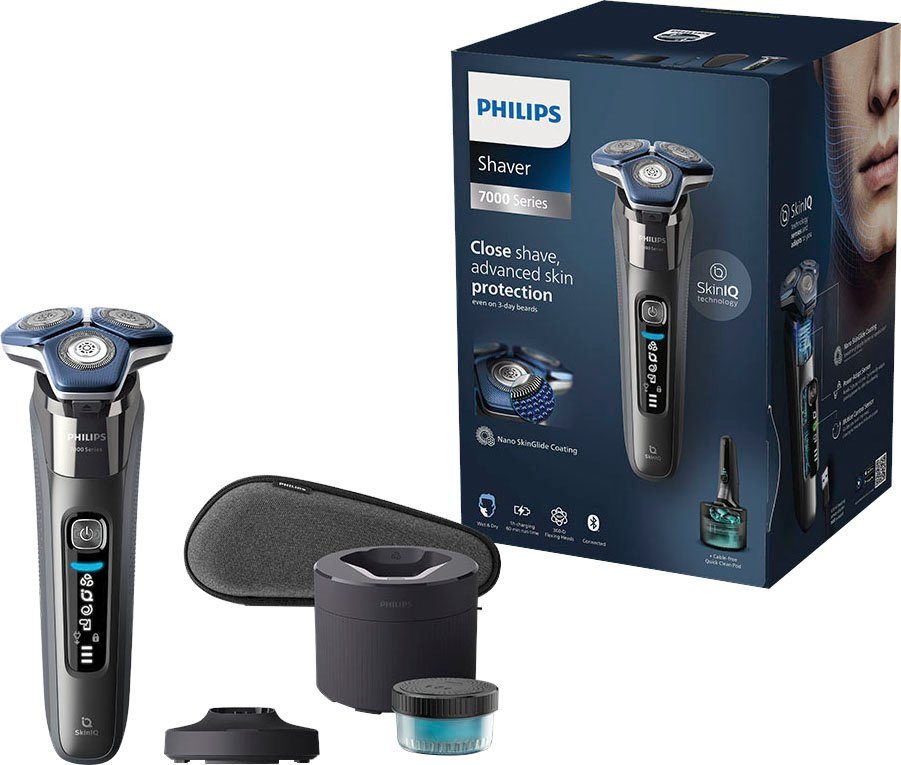 Philips Elektrisch scheerapparaat Shaver Series 7000 S7887/55 1 reinigingscassette, etui,...