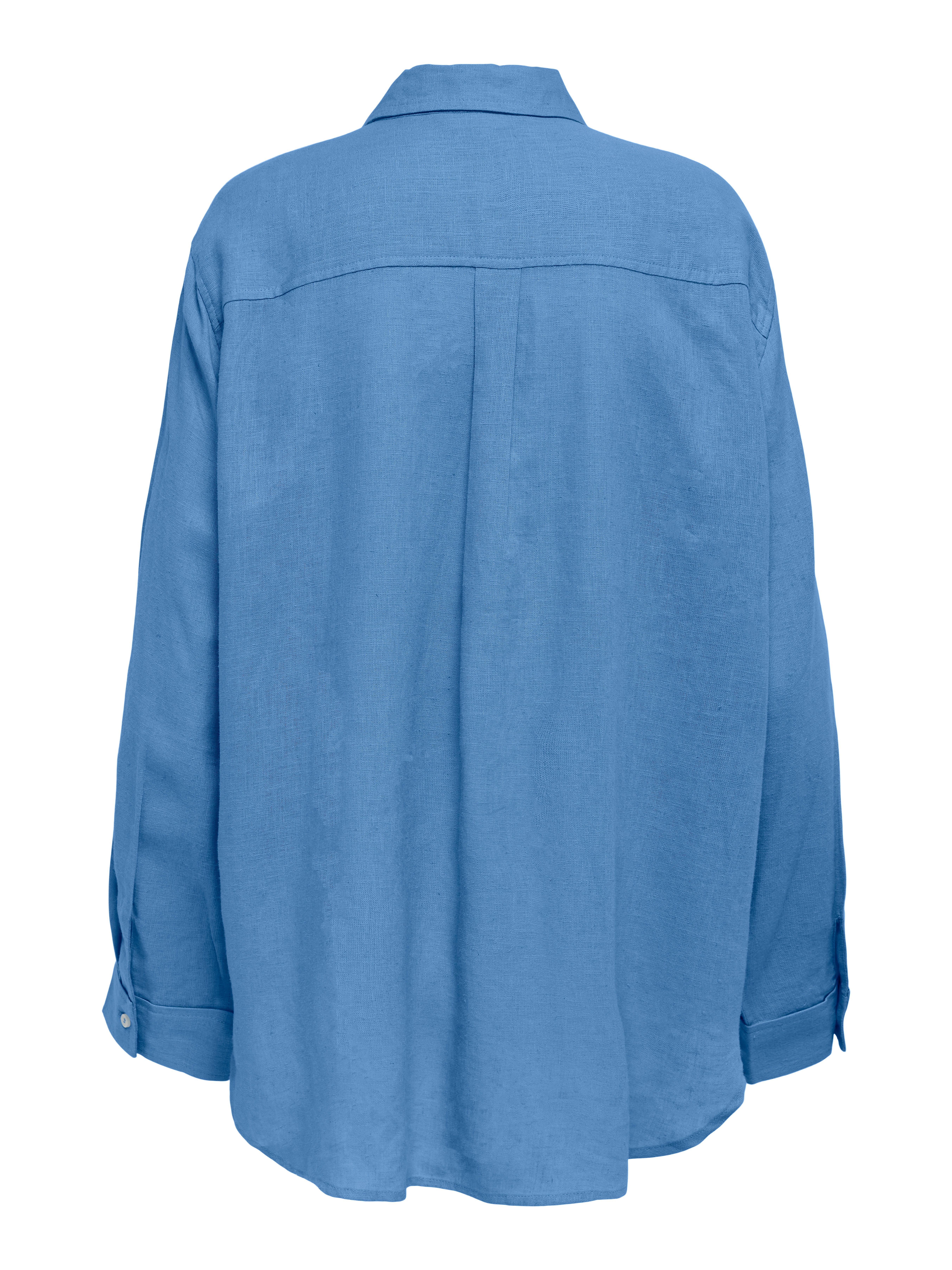 Only Lange blouse ONLTOKYO L/S LINEN BLEND SHIRT