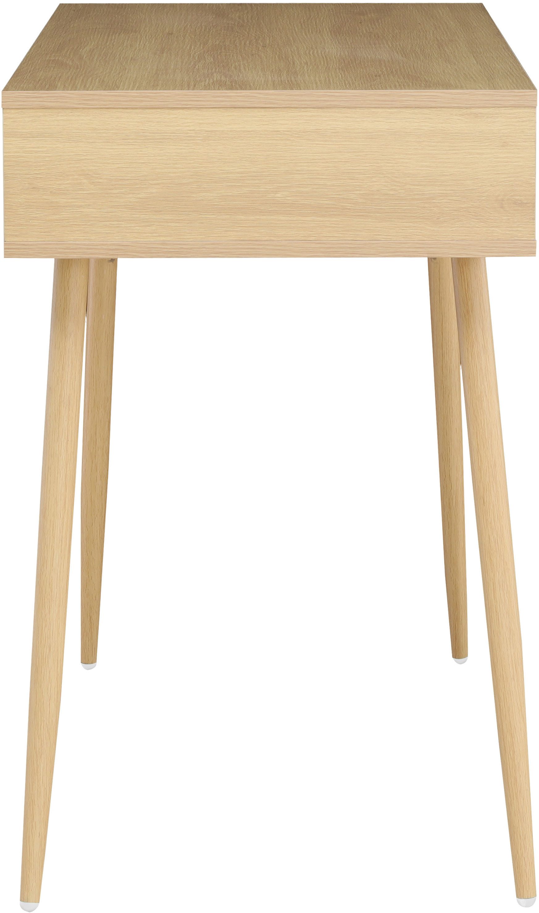 INOSIGN Bureau Tuuri in scandi-look, 1 lade met metalen handvat, abs-randen, breedte 100 cm