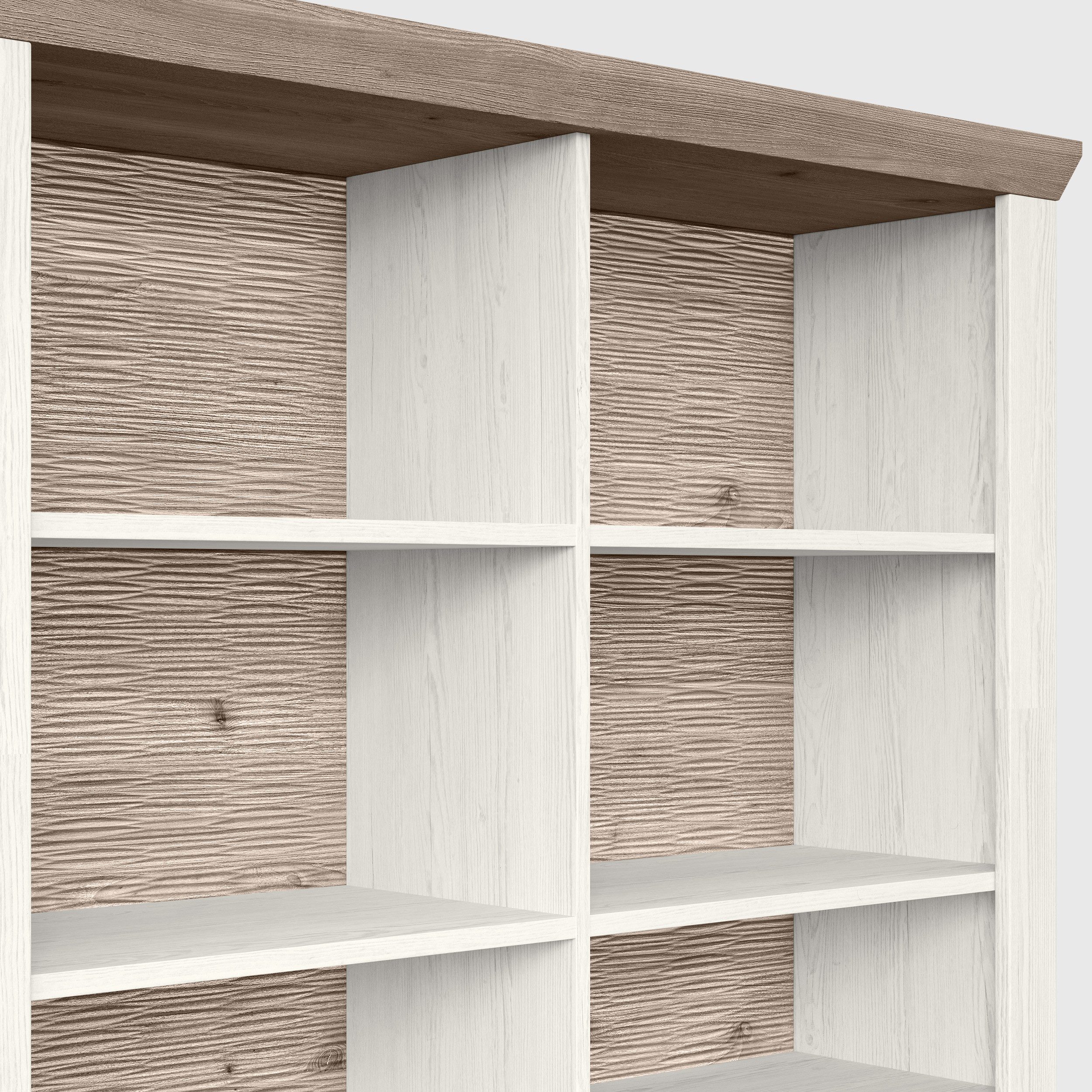set one by Musterring Ordnerrek York open ontwerp, optioneel met verlichting, 3 kleuren, breedte 129 cm