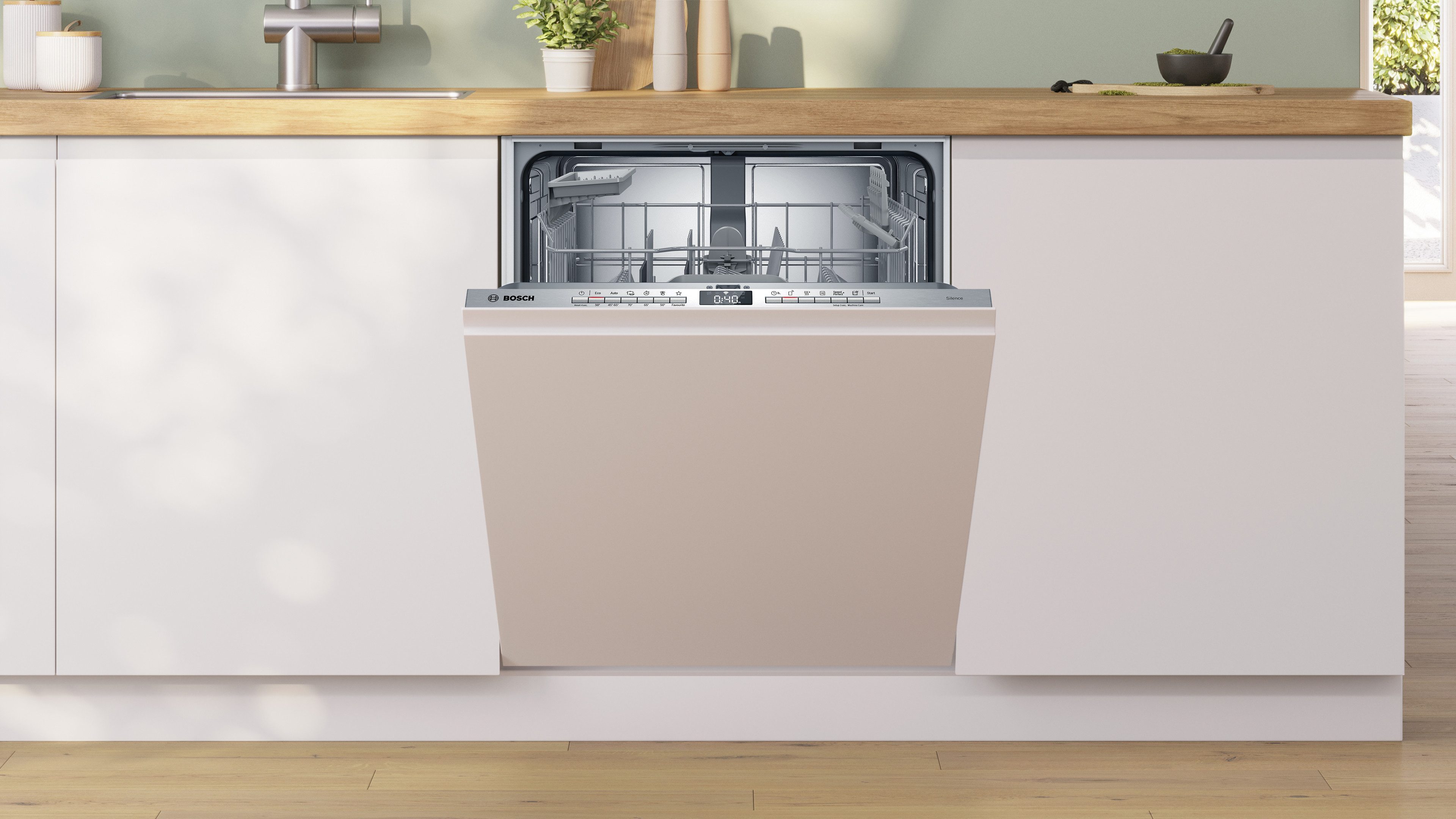 BOSCH Volledig geïntegreerde vaatwasser SMV4HTX00E, 81,5 cm x 59,8 cm