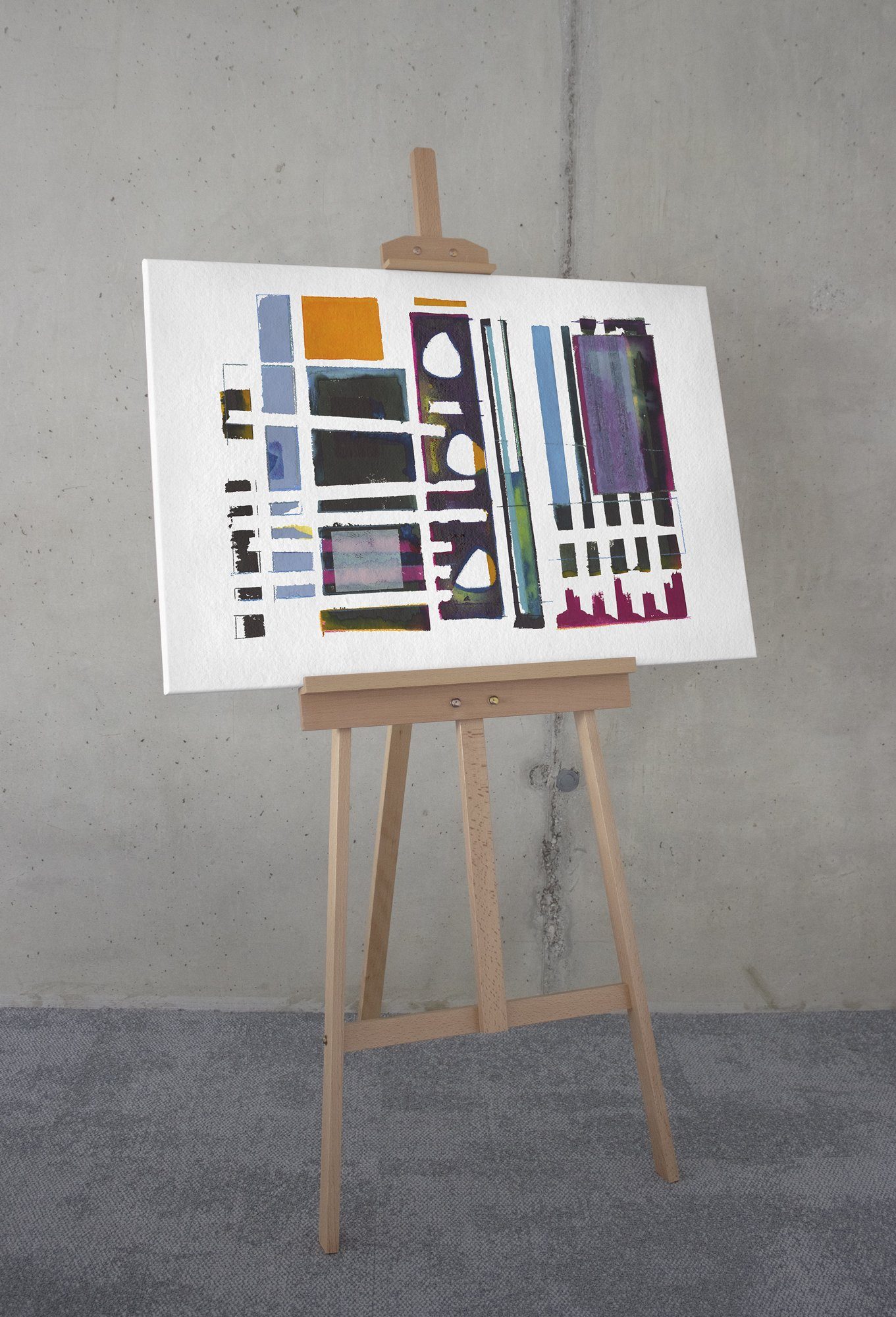 Komar Artprint op linnen Moeilijke Puzzel - Afmeting 60 x 90 cm (1 stuk)