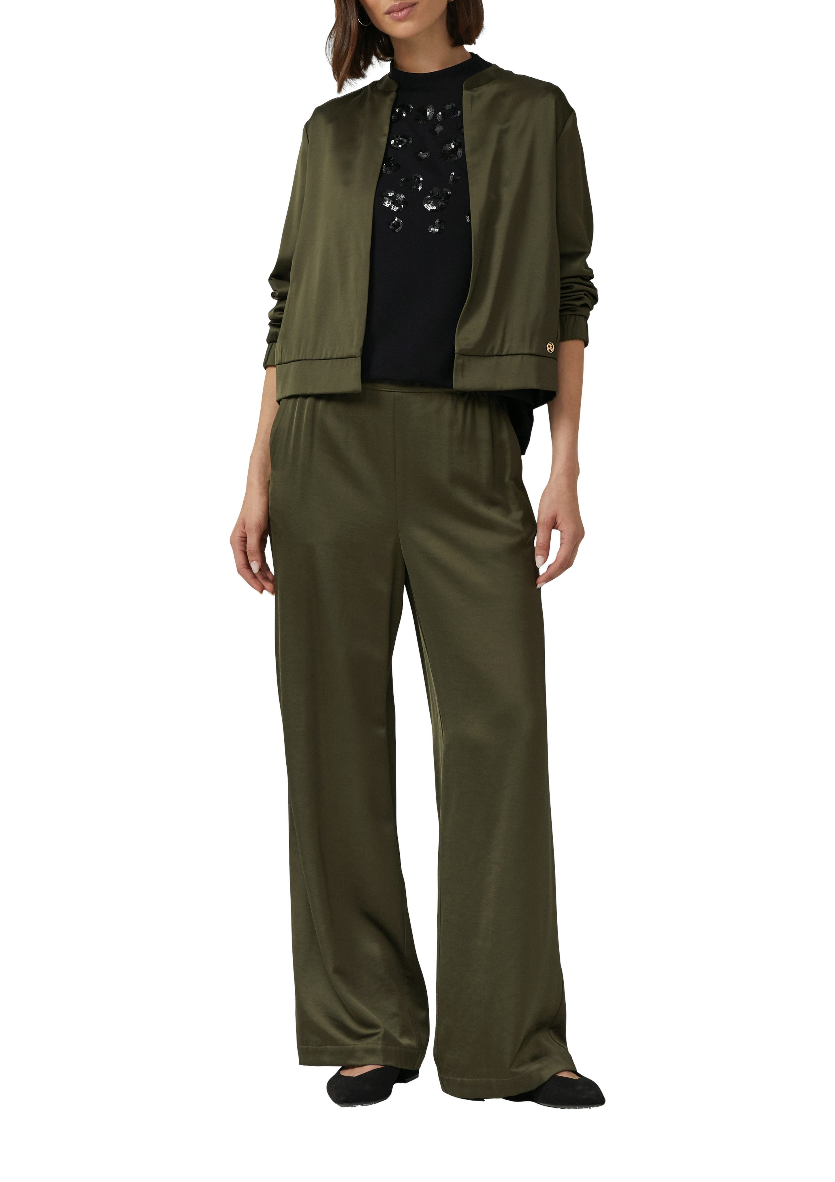s.Oliver BLACK LABEL Shirt met 3/4 mouwen