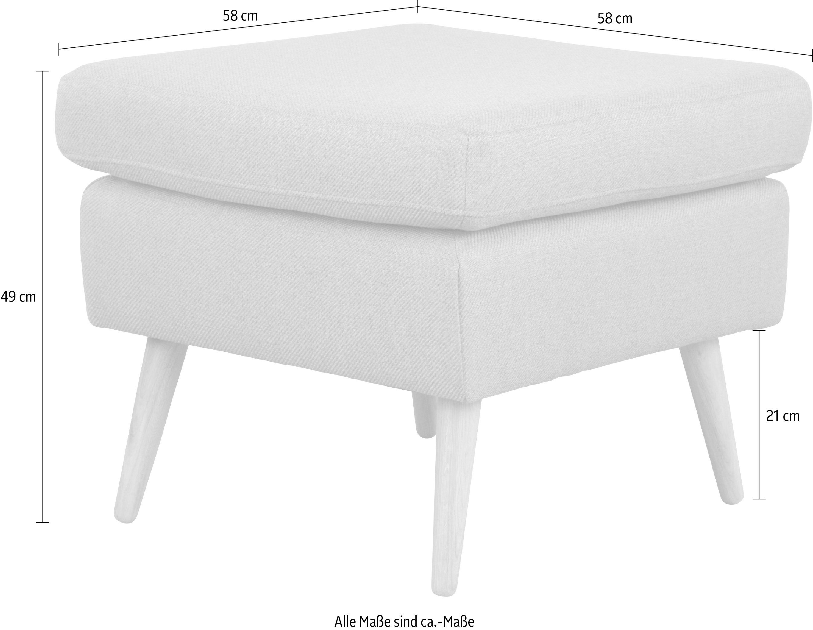 Guido Maria Kretschmer Home&Living Hocker CHARLES passend bij de fauteuil charles