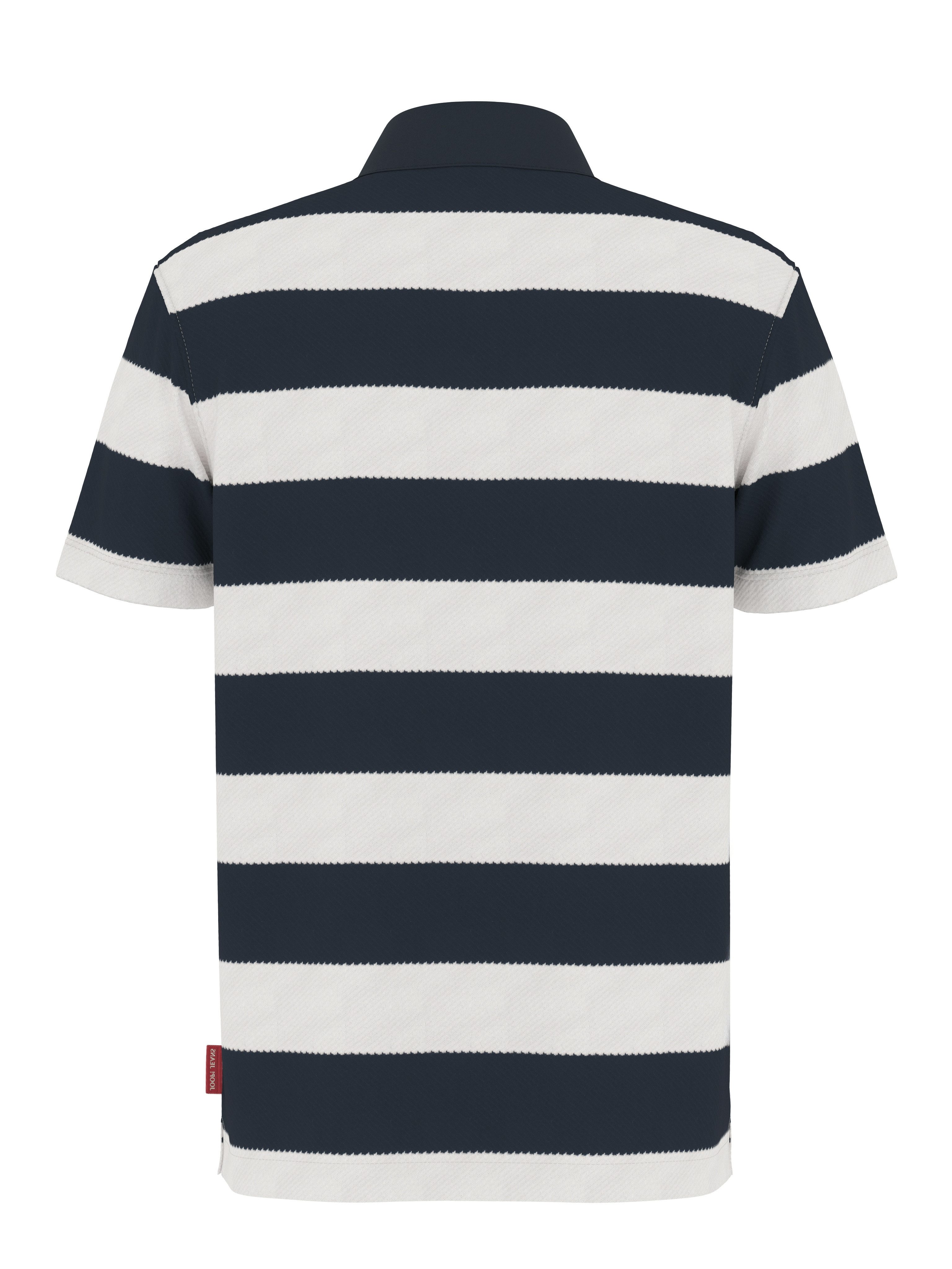 Joop Jeans Poloshirt Ingo Met korte knoopsluiting en polokraag