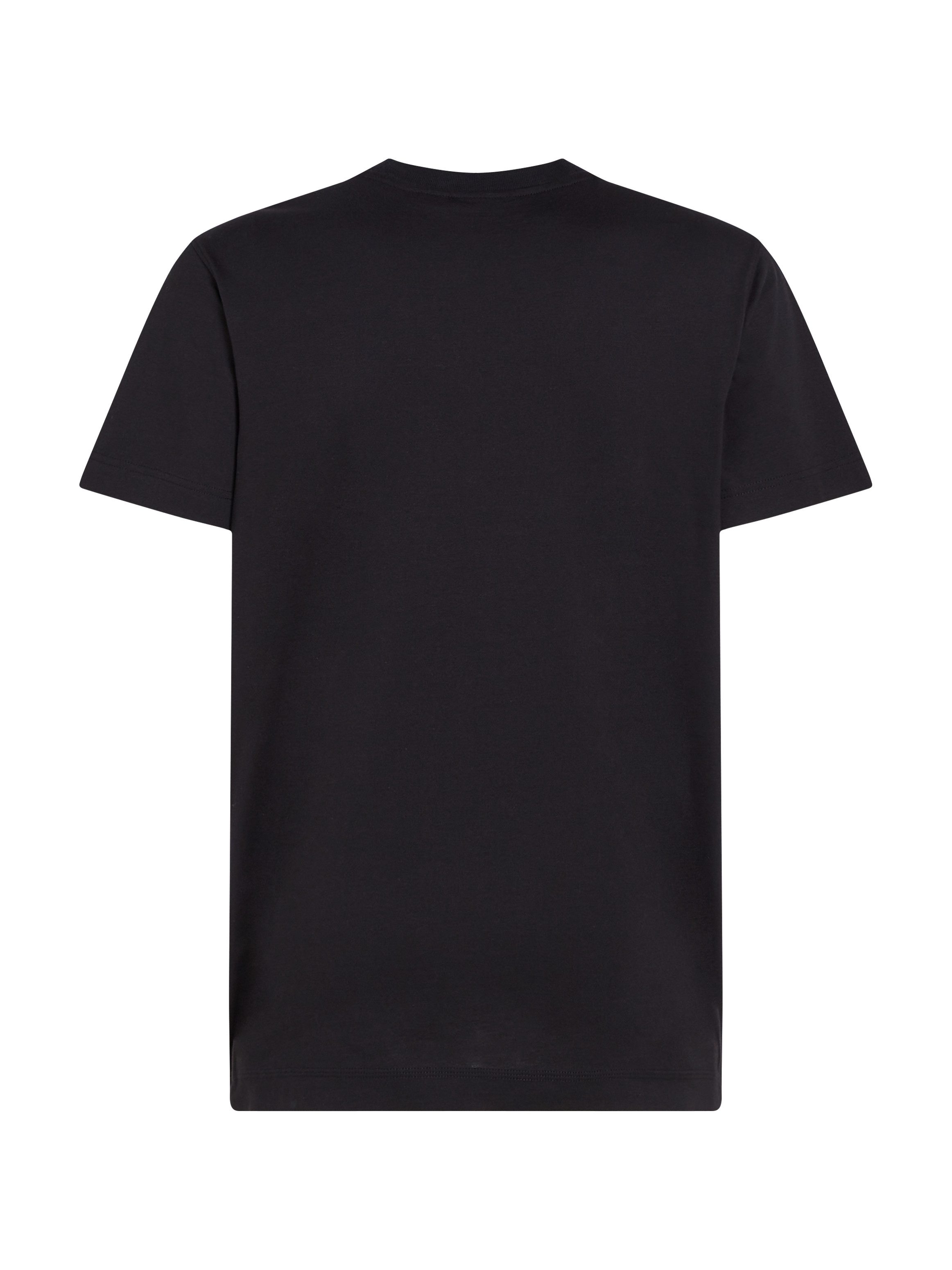 Calvin Klein Shirt met ronde hals WOVEN LABEL REGULAR TEE