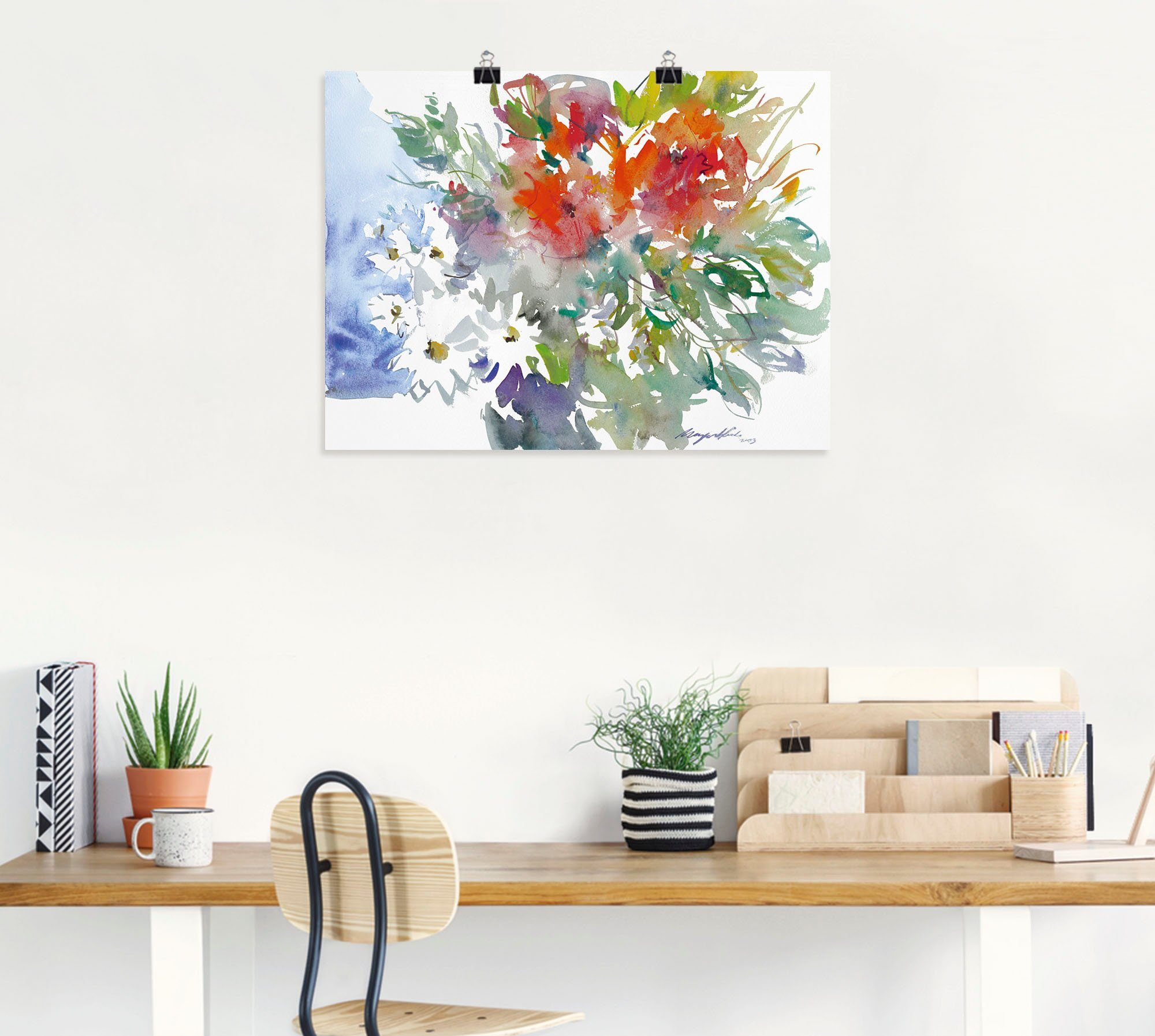 Artland Artprint Bos bloemen II als artprint op linnen, poster, muursticker in verschillende maten