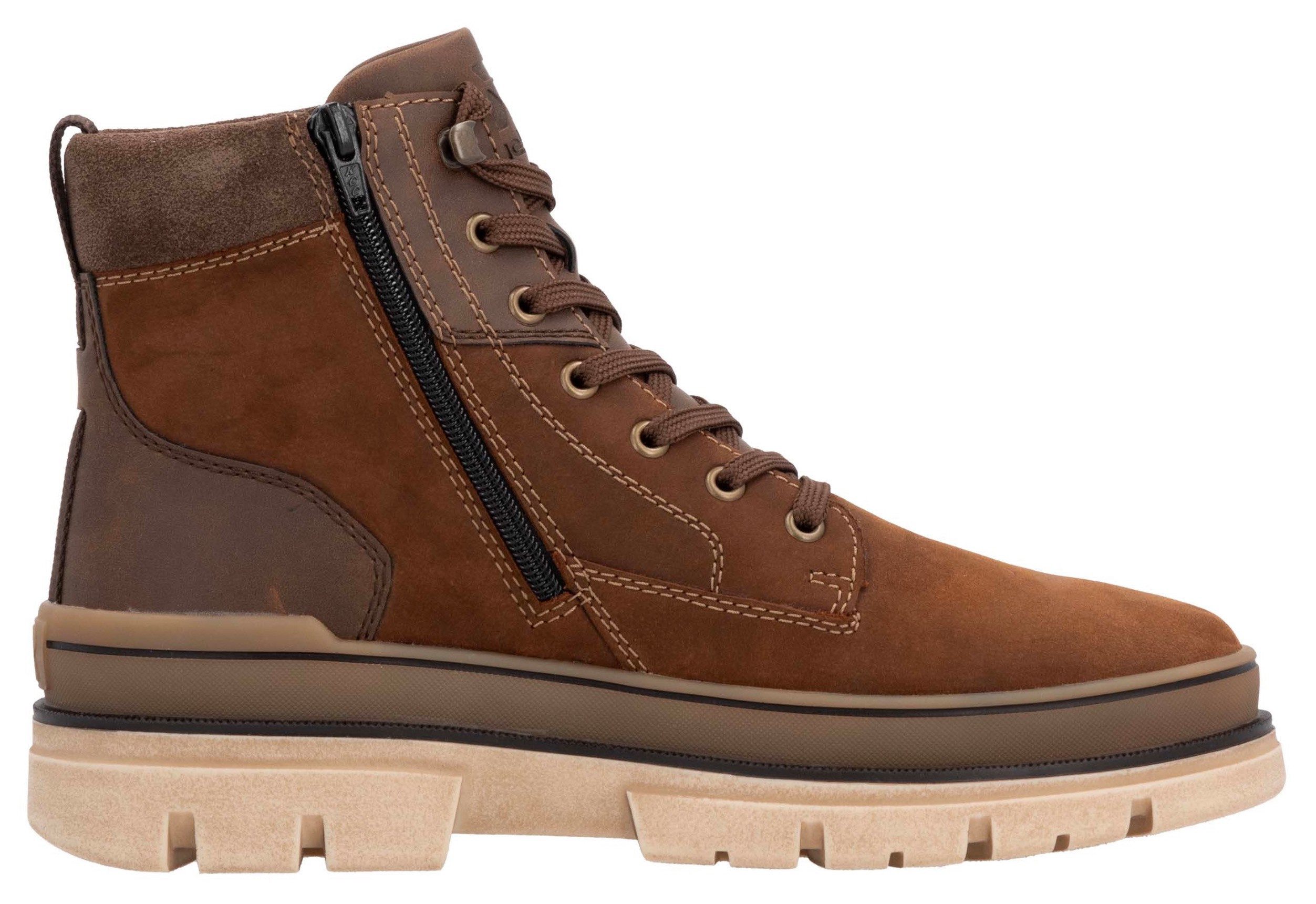 Rieker EVOLUTION Winterlaarsjes Plateau laarzen, veterschoenen met waterafstotend TEX-membraan
