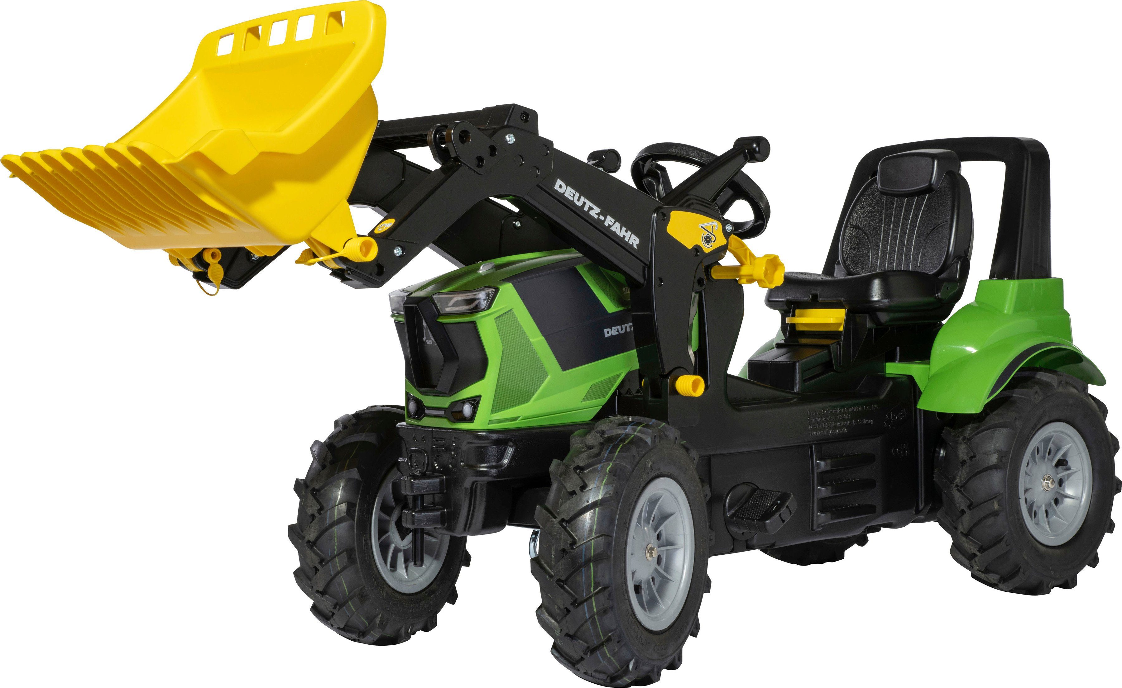 rolly toys® Traptractor RollyFarmtrac premium II Deutz 8280 TTV met voorlader en luchtbanden, bxdxh: 150x54x75 cm