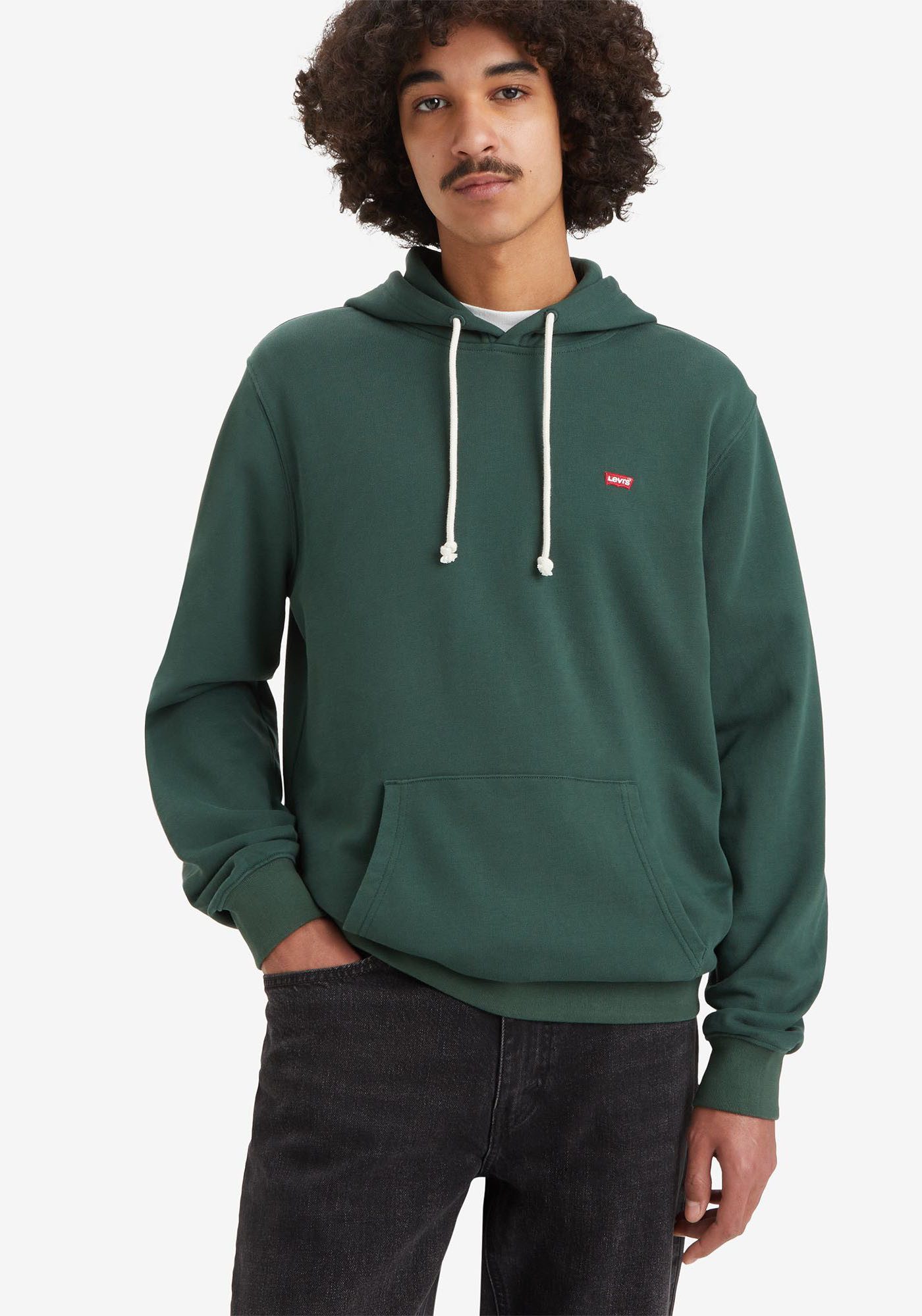 Levi's Hoodie NEW ORIGINAL HOODIE met klein batwing-logo