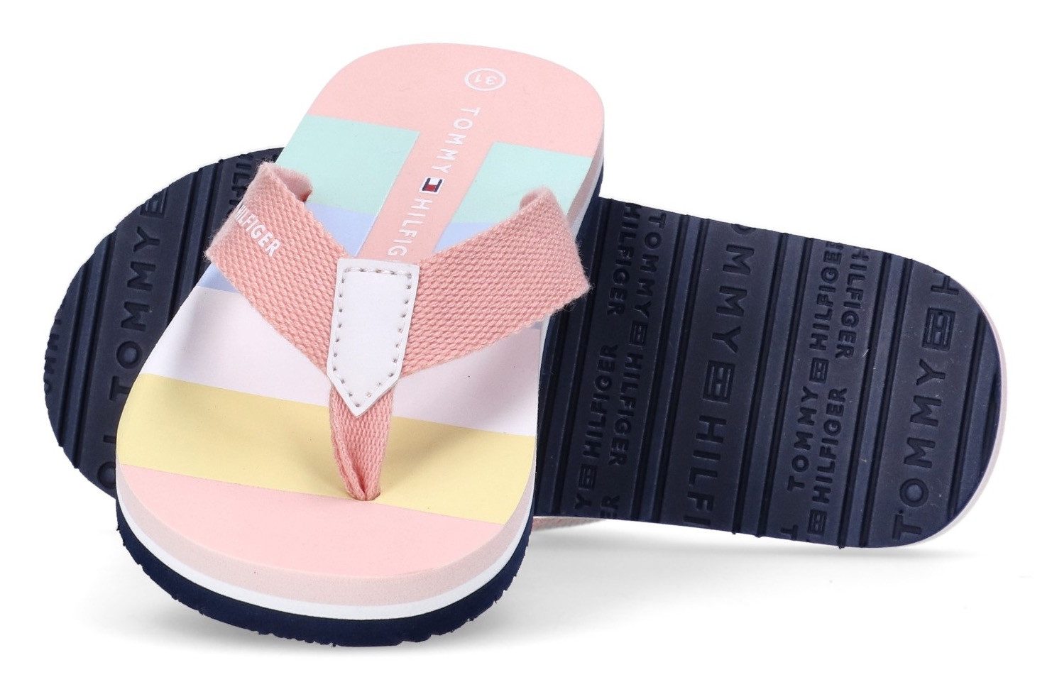 Tommy Hilfiger Teenslippers , pool slides, pantoffel, sandaal met textielbandage