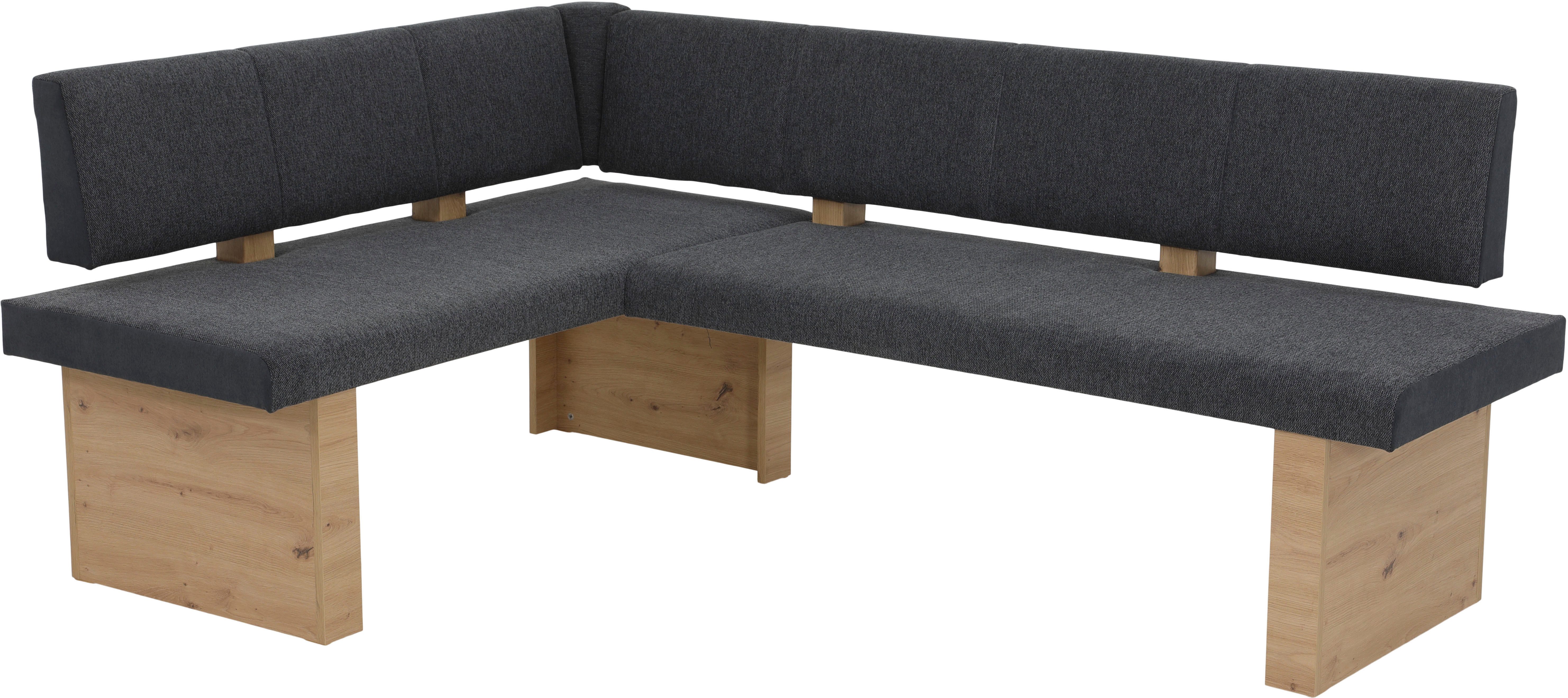 HELA Eethoek Oder Zuilentafel 138x80 cm, rechts-links monteerbaar, stoel 140 kg belastbaar (4-delig)