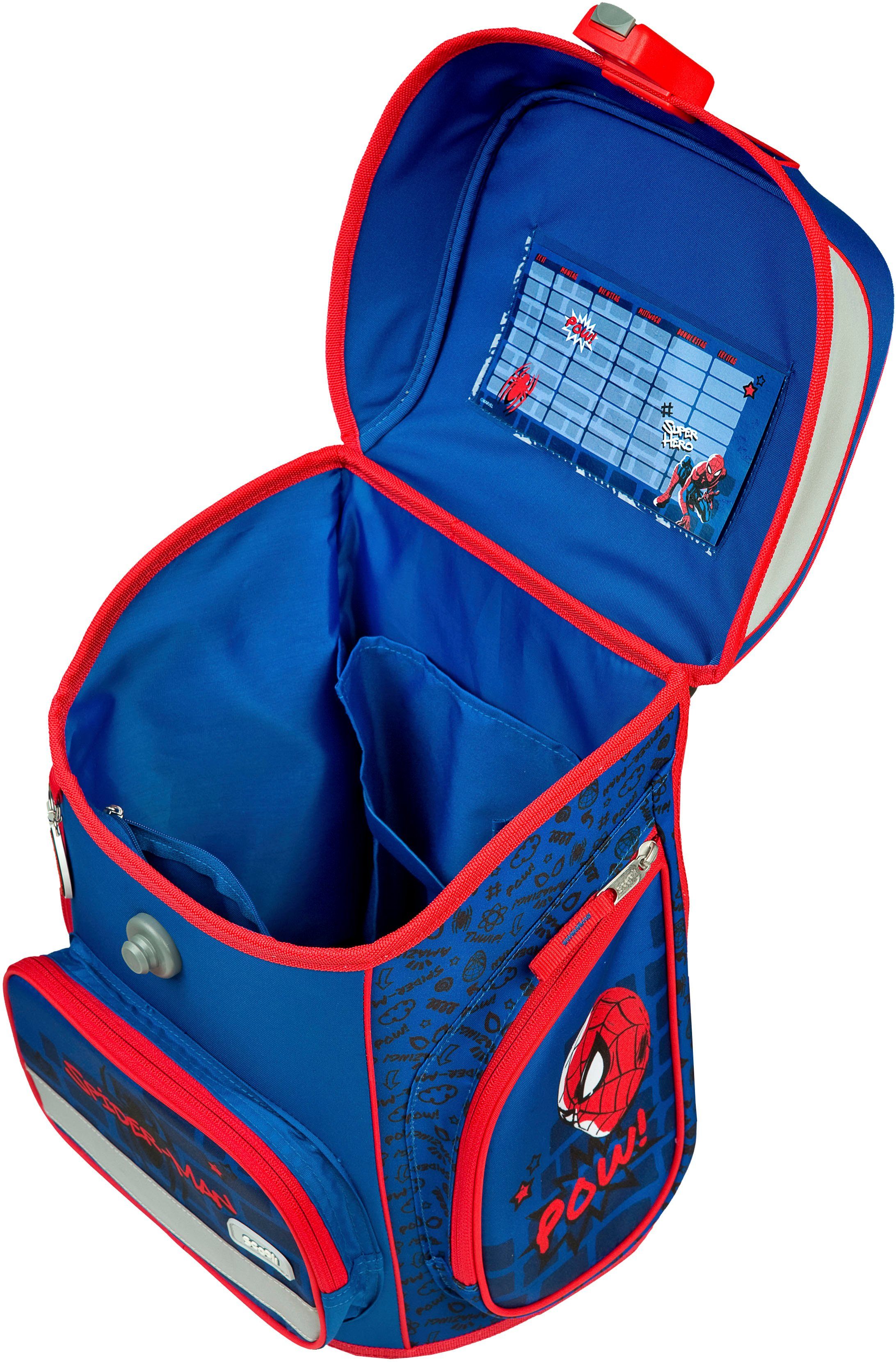 Scooli Schooltas EasyFit, Spider Man (set, 5-delig)