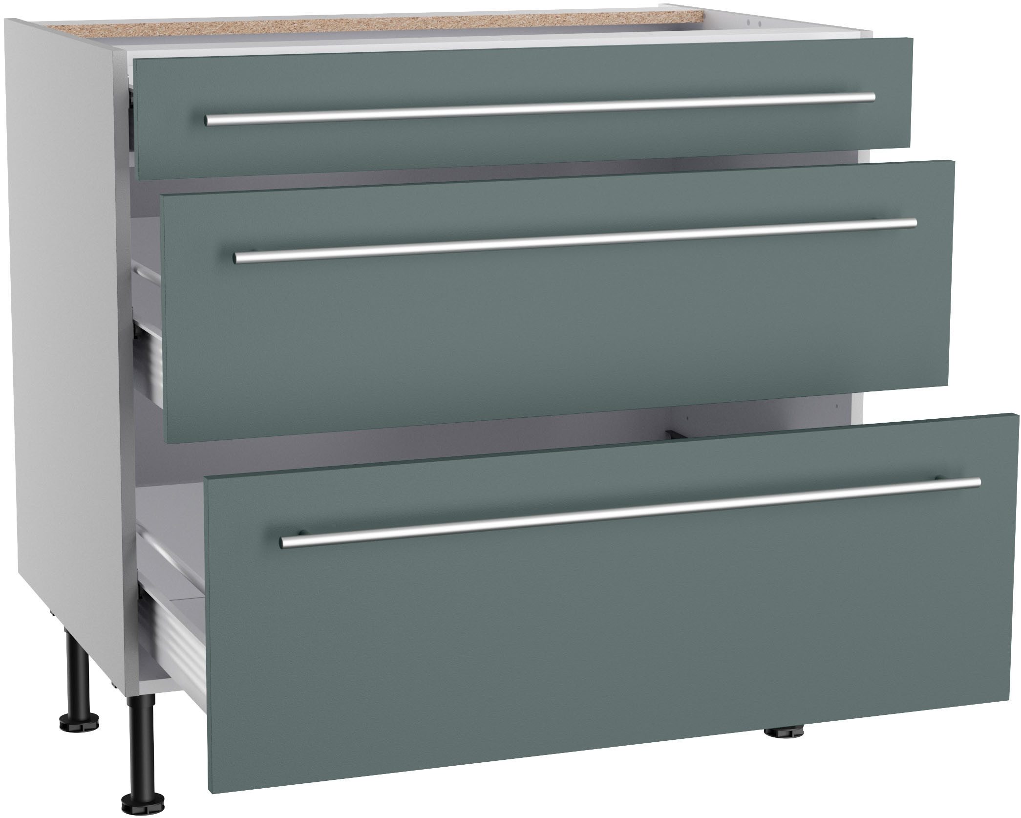 OPTIFIT Onderkast Bern2 Breedte 90 cm, 1 lade, 2 uittrekken