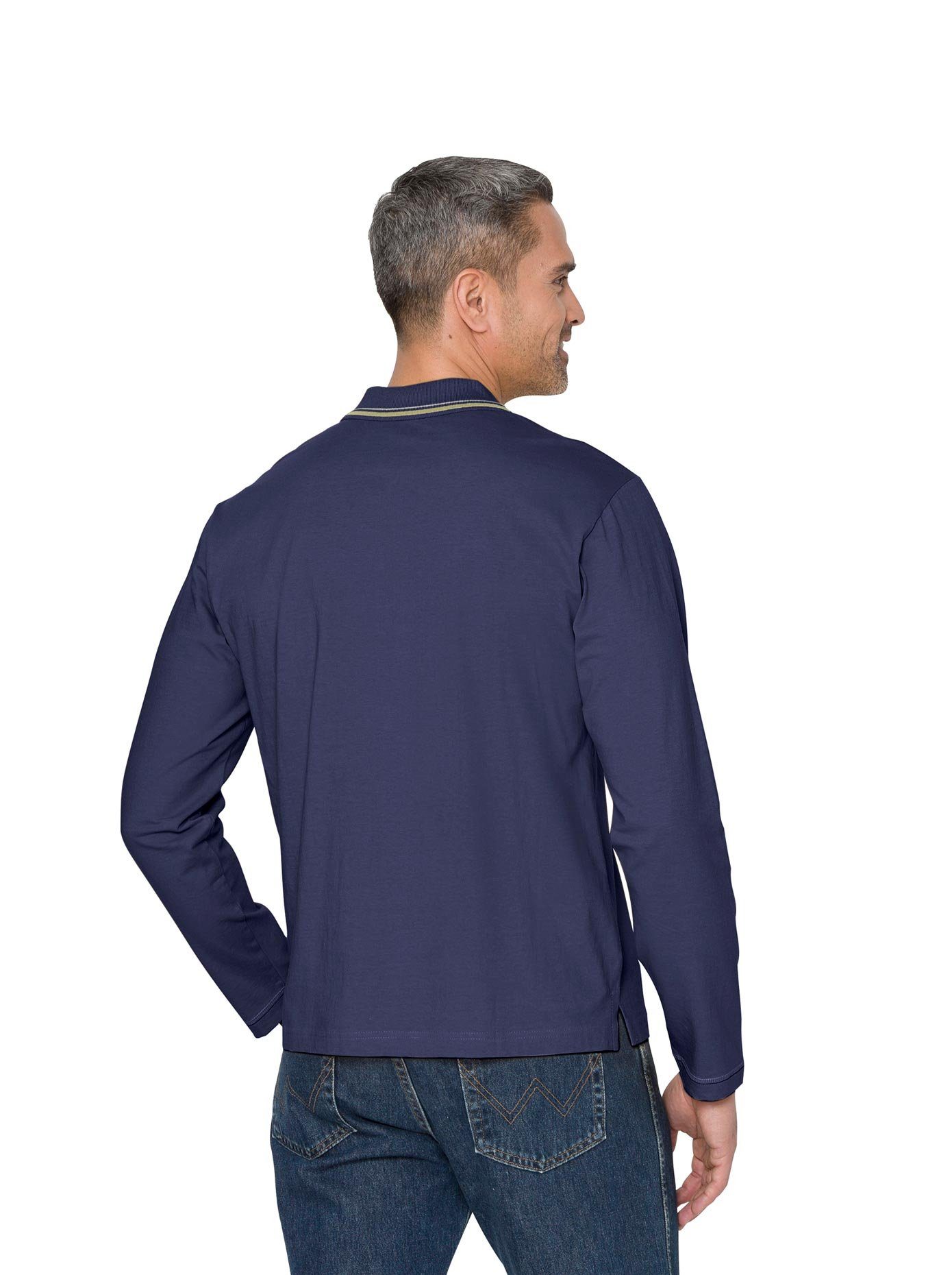 Classic Poloshirt met lange mouwen Poloshirt (1-delig)