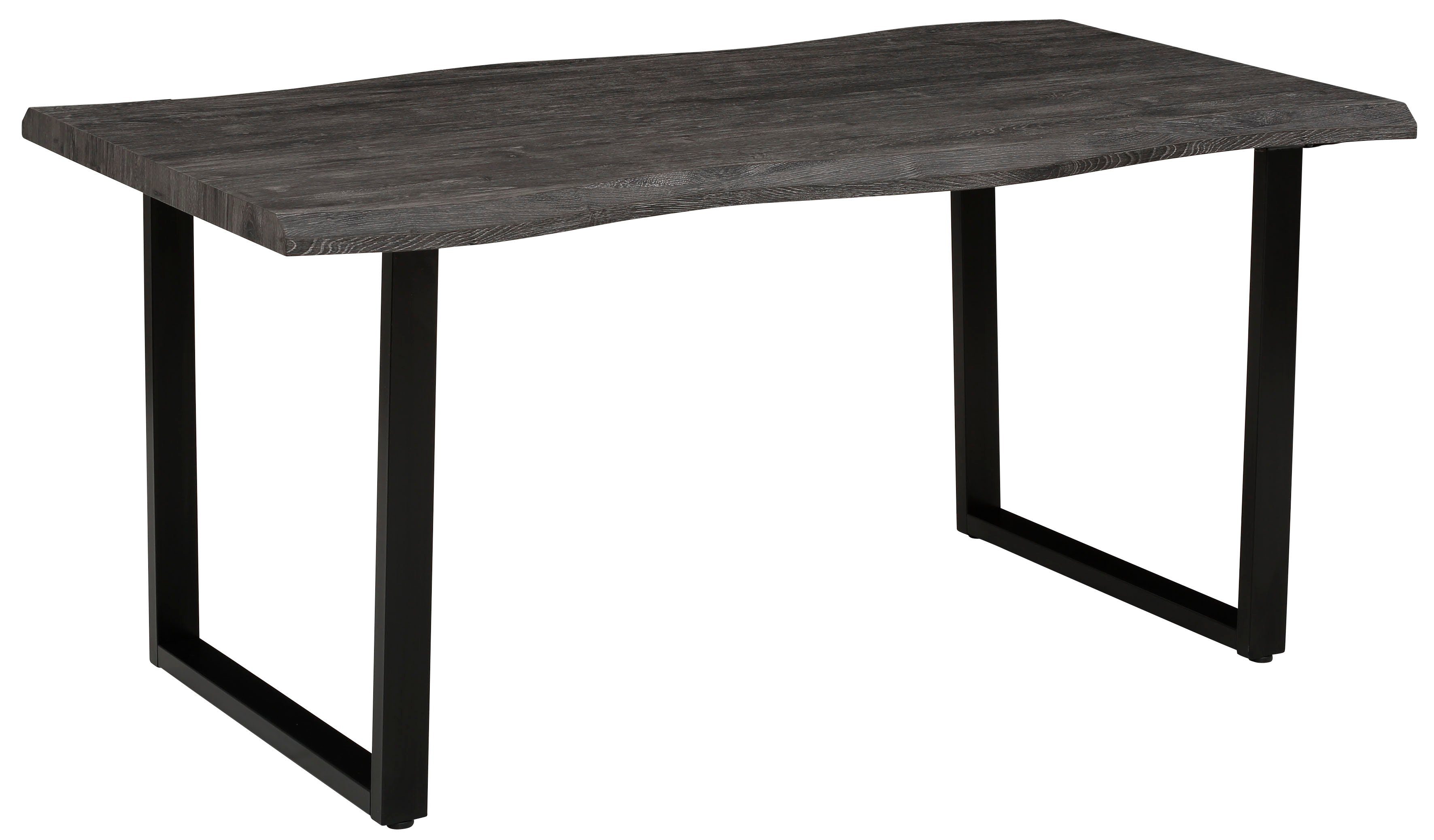 HELA Eettafel GISELLE boomkanttafel, keukentafel, TOPSELLER! OTTOs Choice Sledeframe metaal, industrieel design, 140 - 200 cm breedte, 2 kleuren