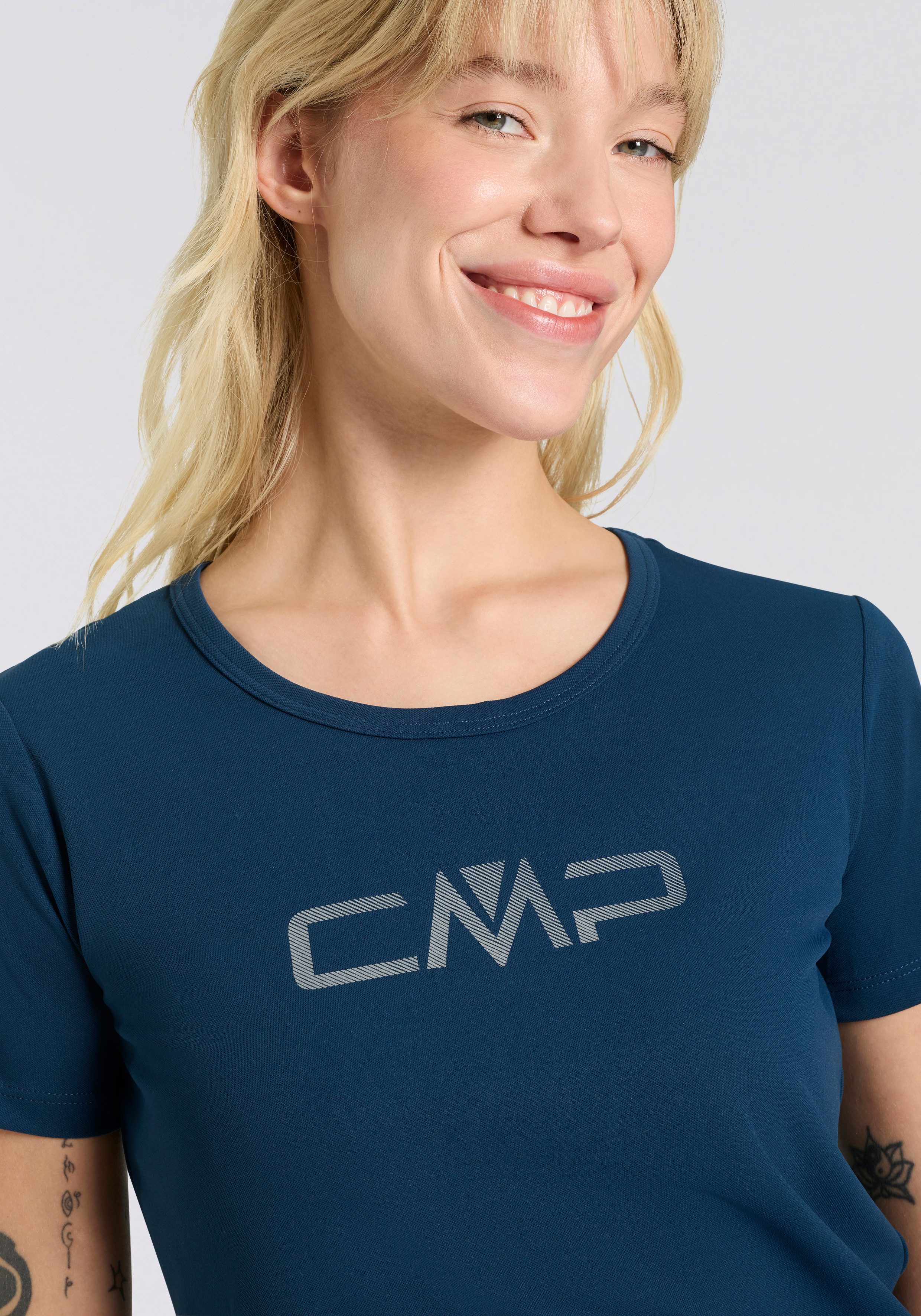 CMP Functioneel shirt WOMAN CO T-SHIRT Snel drogend & ademend (1-delig)