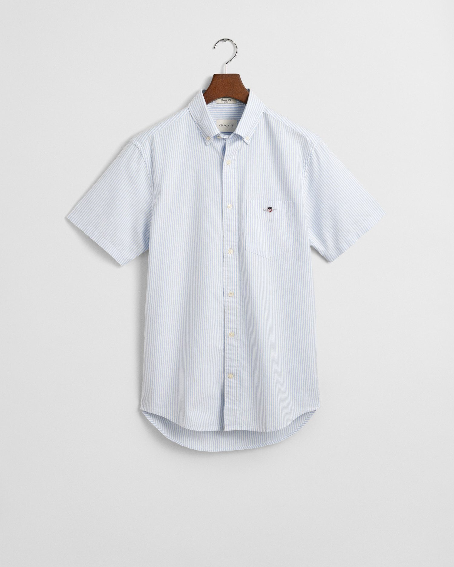 Gant Overhemd met korte mouwen REG CLASSIC OXFORD STRIPE SS SHIRT