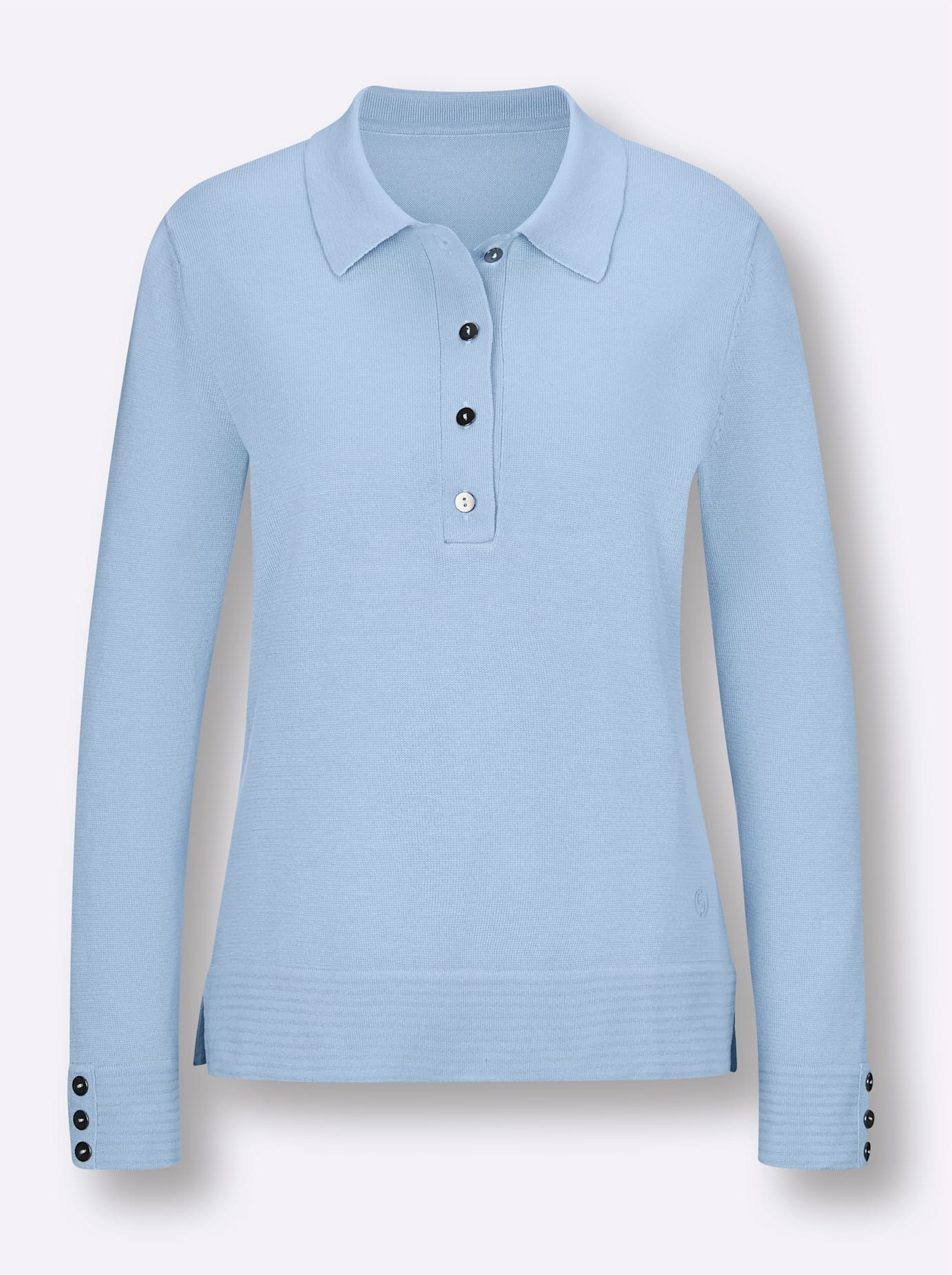 CREATION L PREMIUM Trui met polokraag Katoenen trui