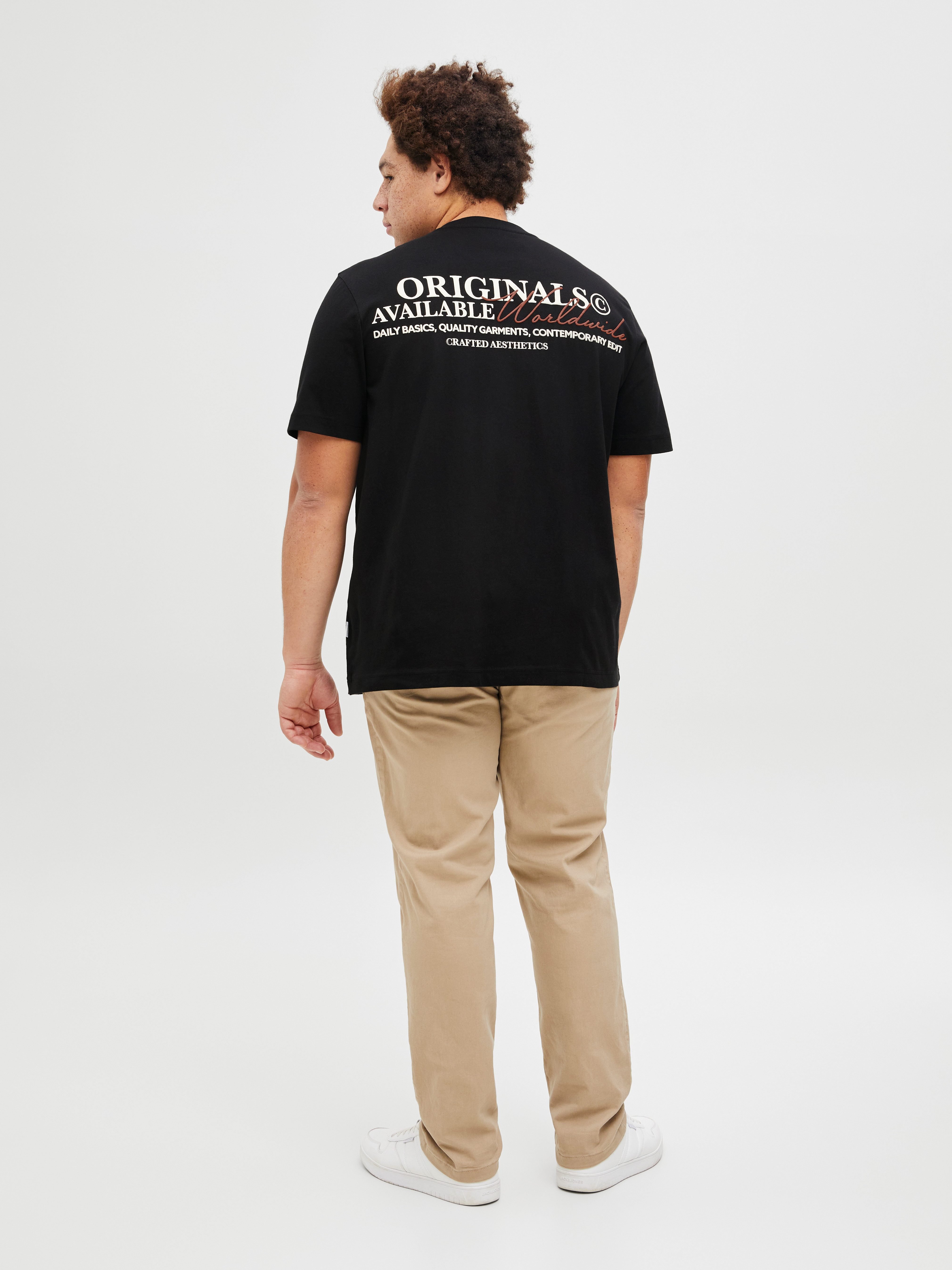 Jack & Jones PlusSize Shirt met korte mouwen JORISLINGTON TYPE TEE SS CREW NECK PLS