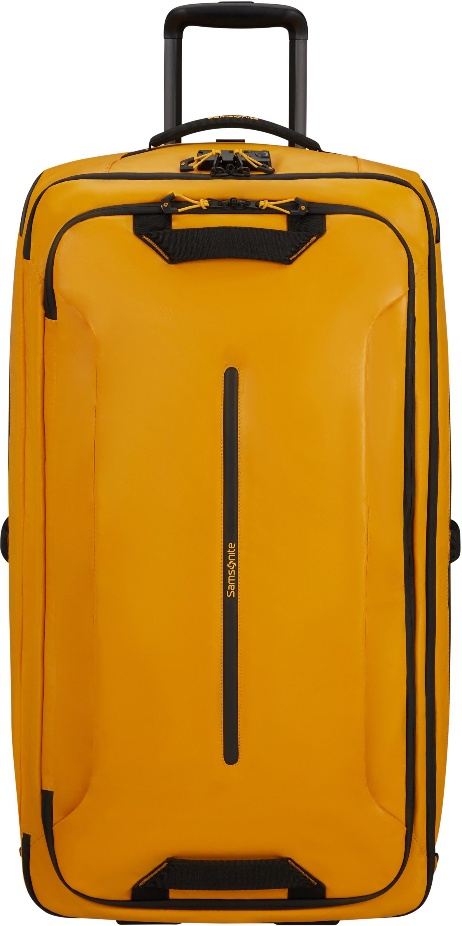 Samsonite Reistas ECODIVER 79 cm Yellow met trolley- en rugzakfunctie gedeeltelijk van gerecycled materiaal