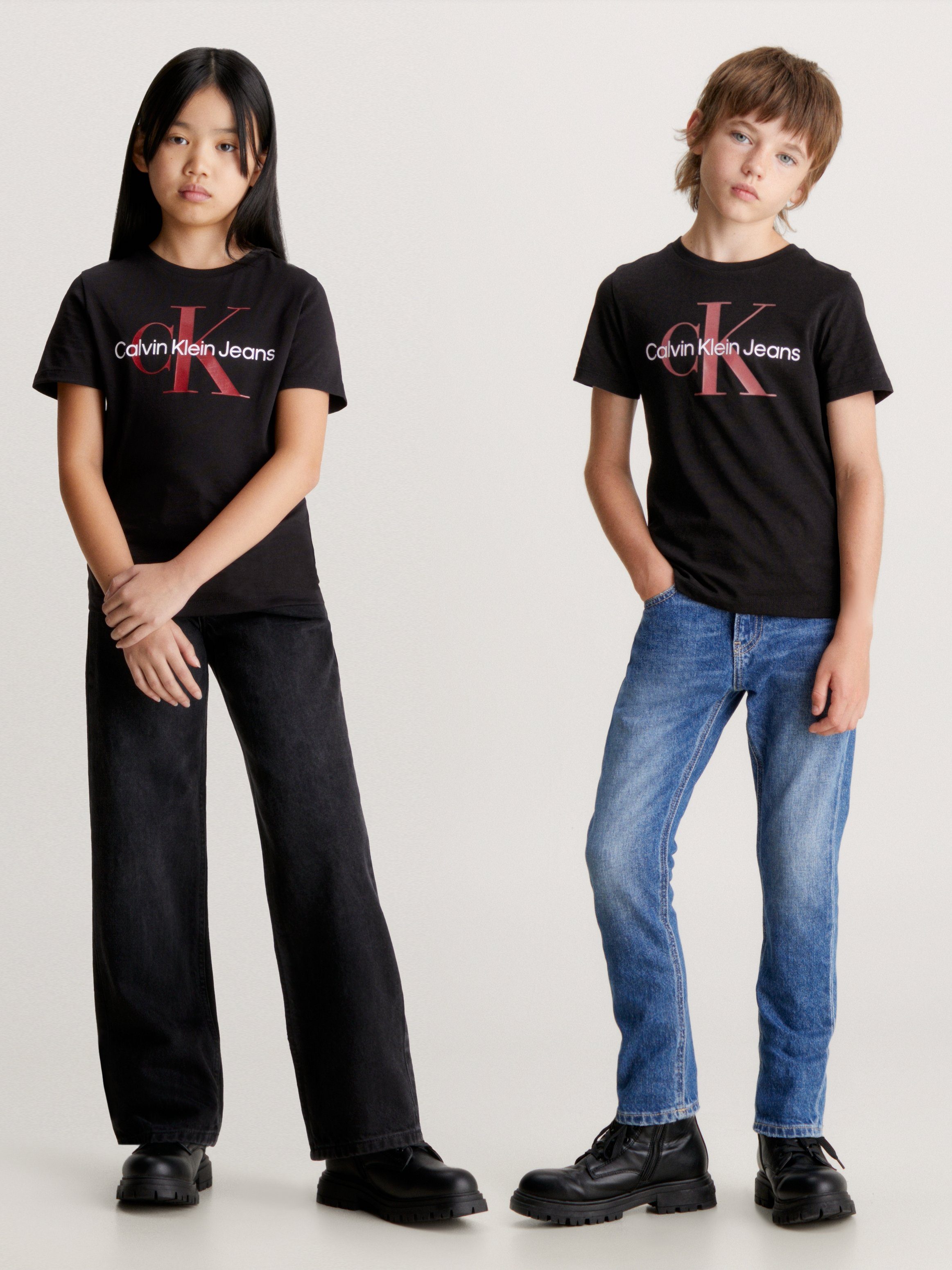Calvin Klein T-shirt CK MONOGRAM SS T-SHIRT voor kinderen tot 16 jaar