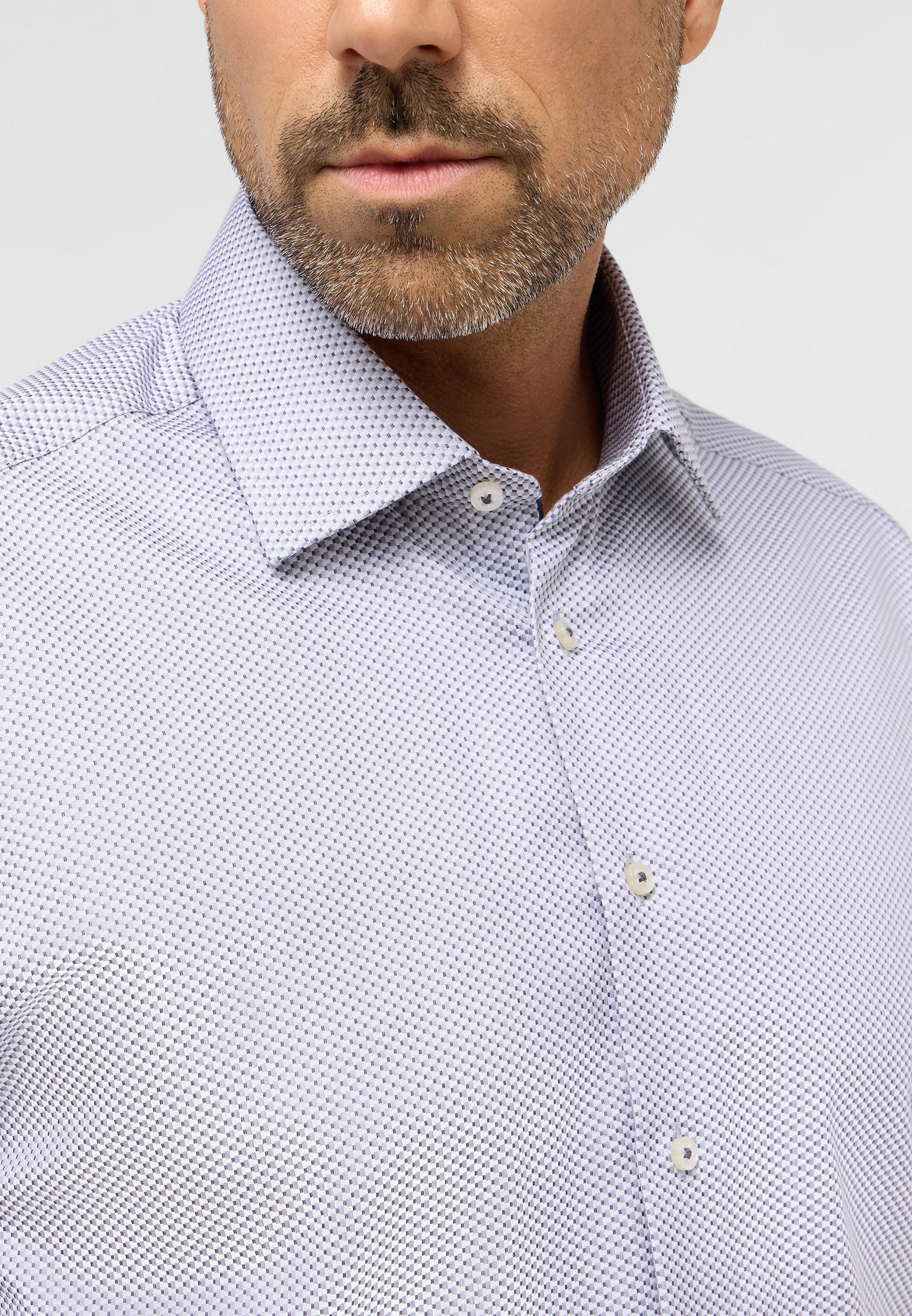 Eterna Overhemd met lange mouwen Comfort fit NON IRON (strijkvrij)