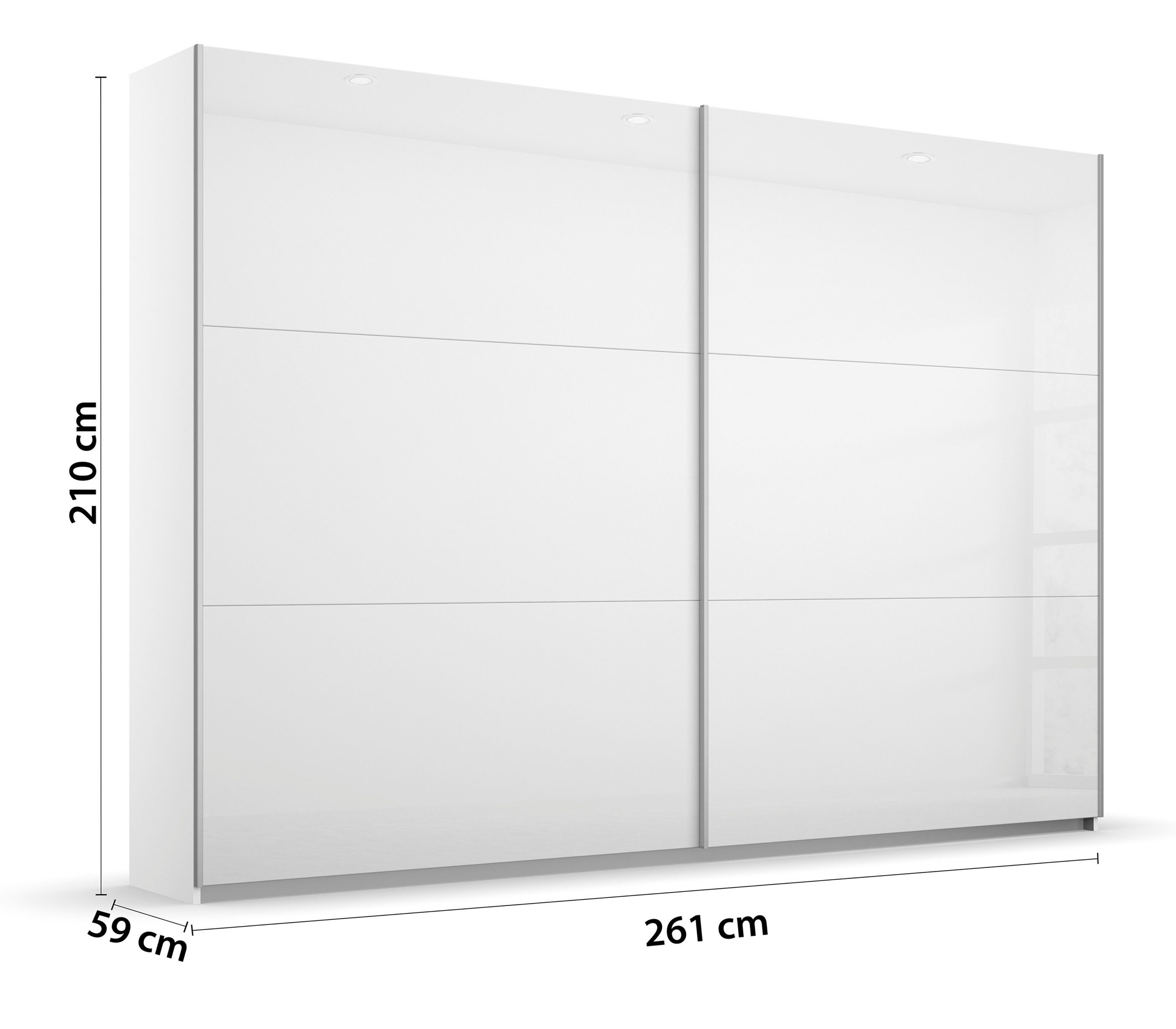 rauch Zweefdeurkast AURELIO kledingkast garderobe TOPSELLER OTTO´s CHOICE 3 verschillende uitrustingsvarianten handgrepen van metaal made in germany