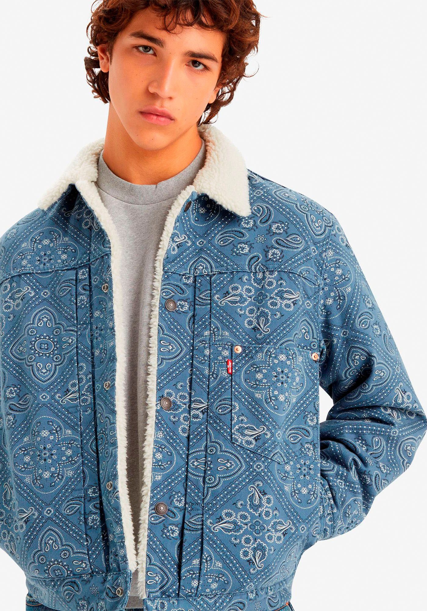 Levi's® Jeansjack TYPE 1 SHERPA TRUCKER BLUES