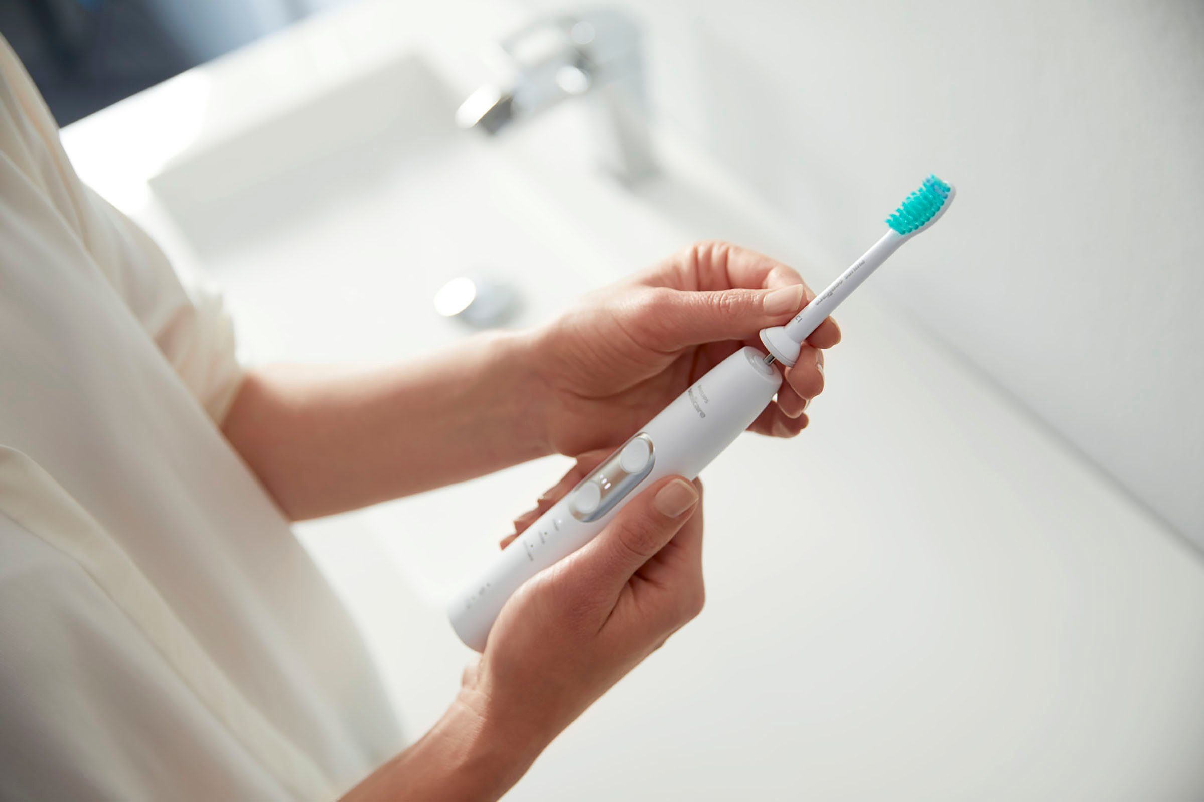 Philips Sonicare Opzetborsteltjes ProResults Standard Standaardgrootte, met geheugenborstels