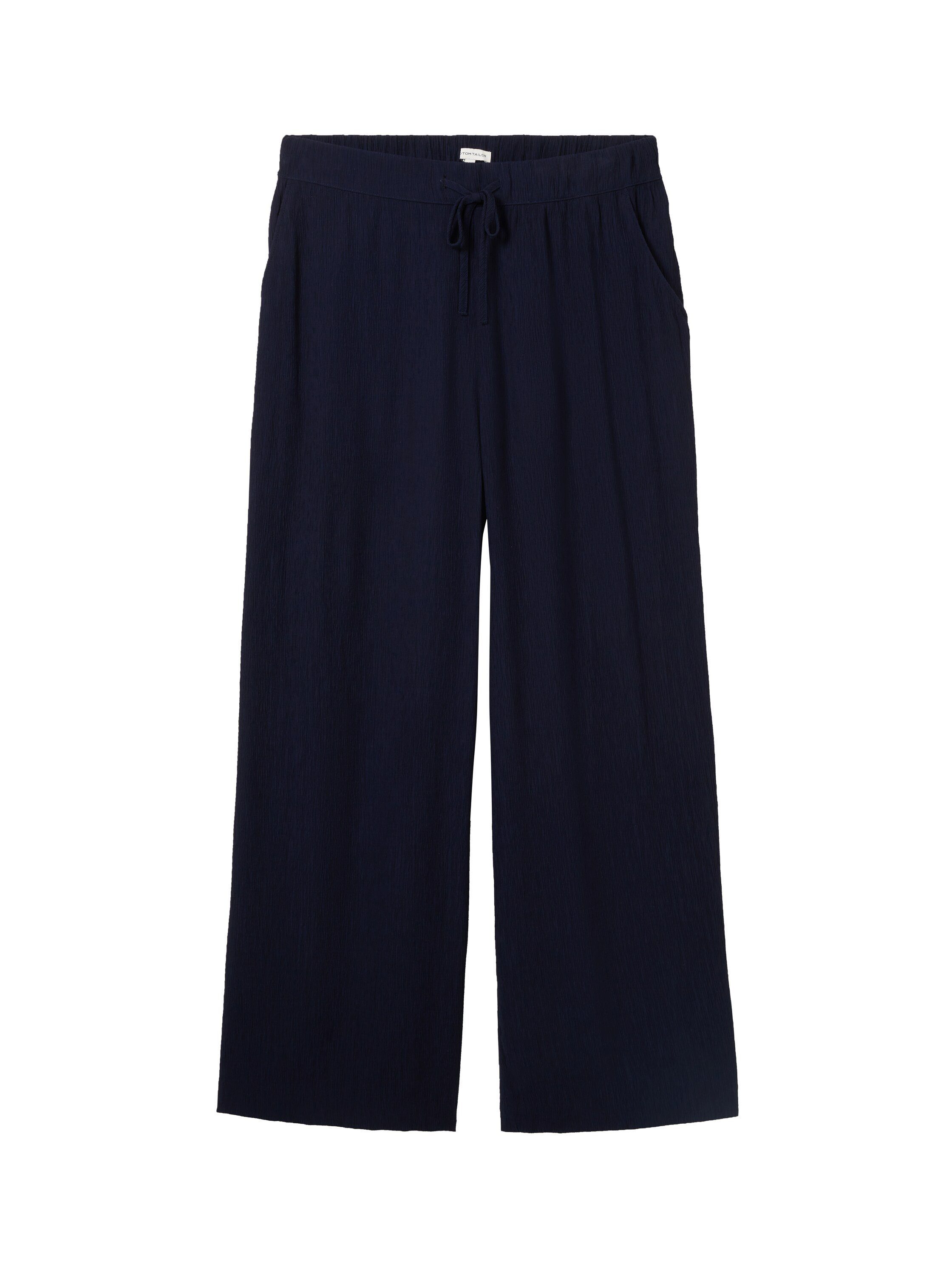 Tom Tailor Culotte in krinkel-look