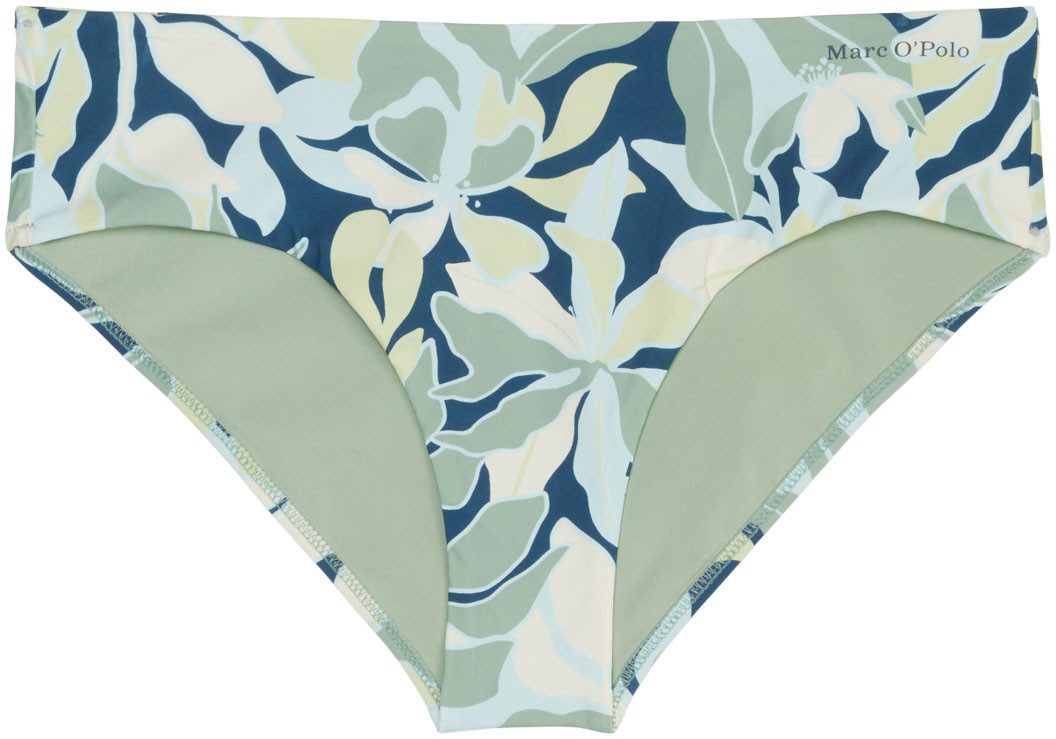Marc O'Polo Bikinibroekje Multi Floral met hoge beenlijn