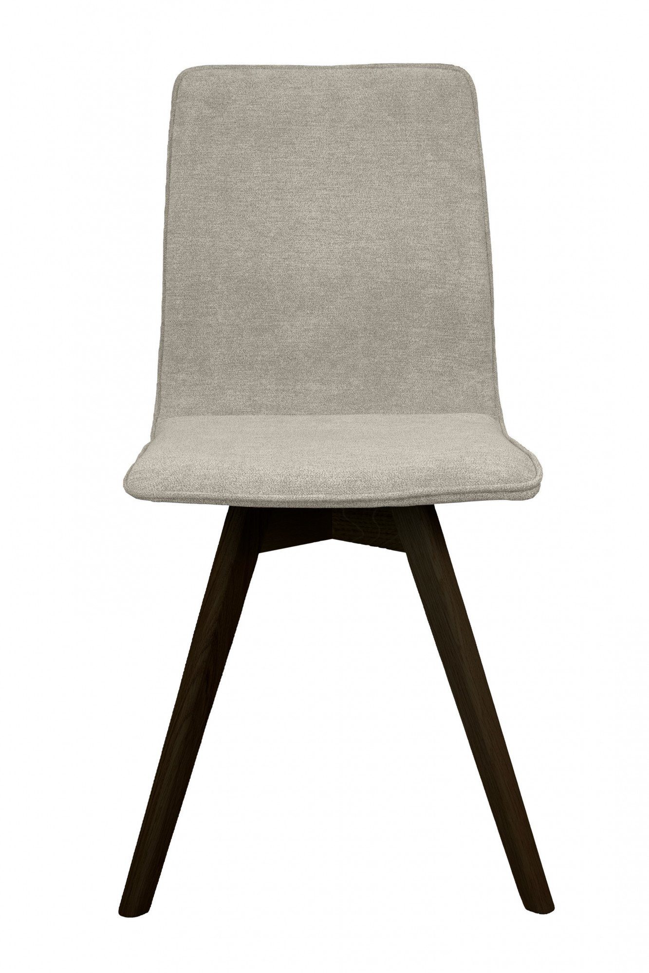 andas Eetkamerstoel Rania Massief houten frame, met bies (set, 2 stuks)