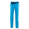 maier sports functionele broek inara slim smal gesneden outdoorbroek van elastisch materiaal blauw