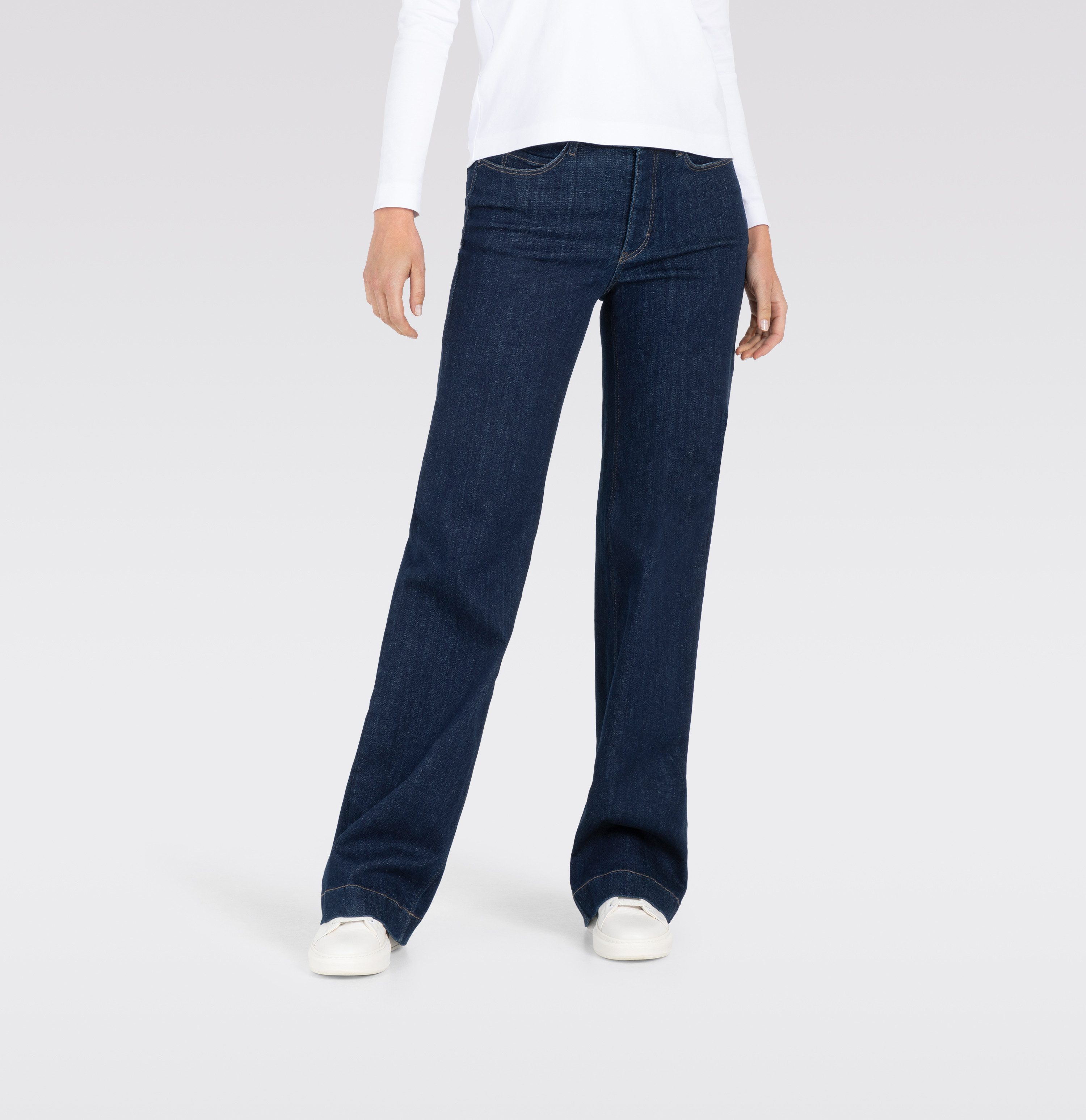 MAC Wijde jeans Dream Wide authentic dames wide leg jeans maat 36 blauw