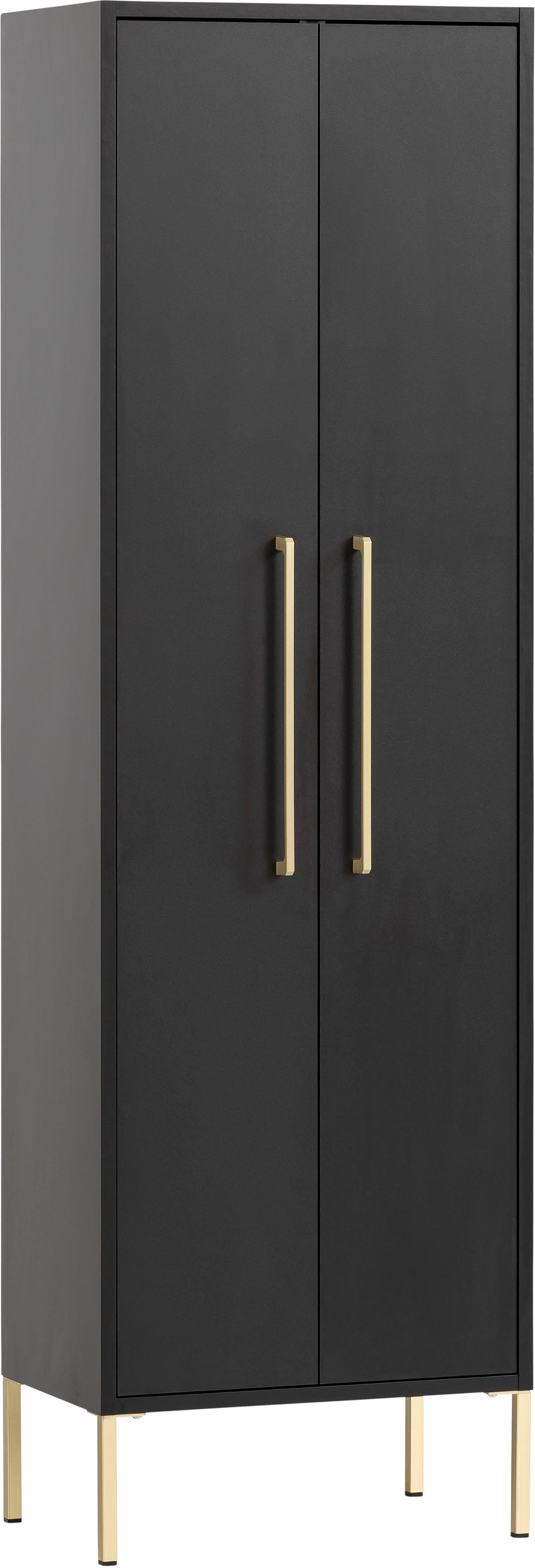 Schildmeyer Halfhoge kast Sarah Badkamermeubel, breedte 46,2 cm halfhoge kasten zwart