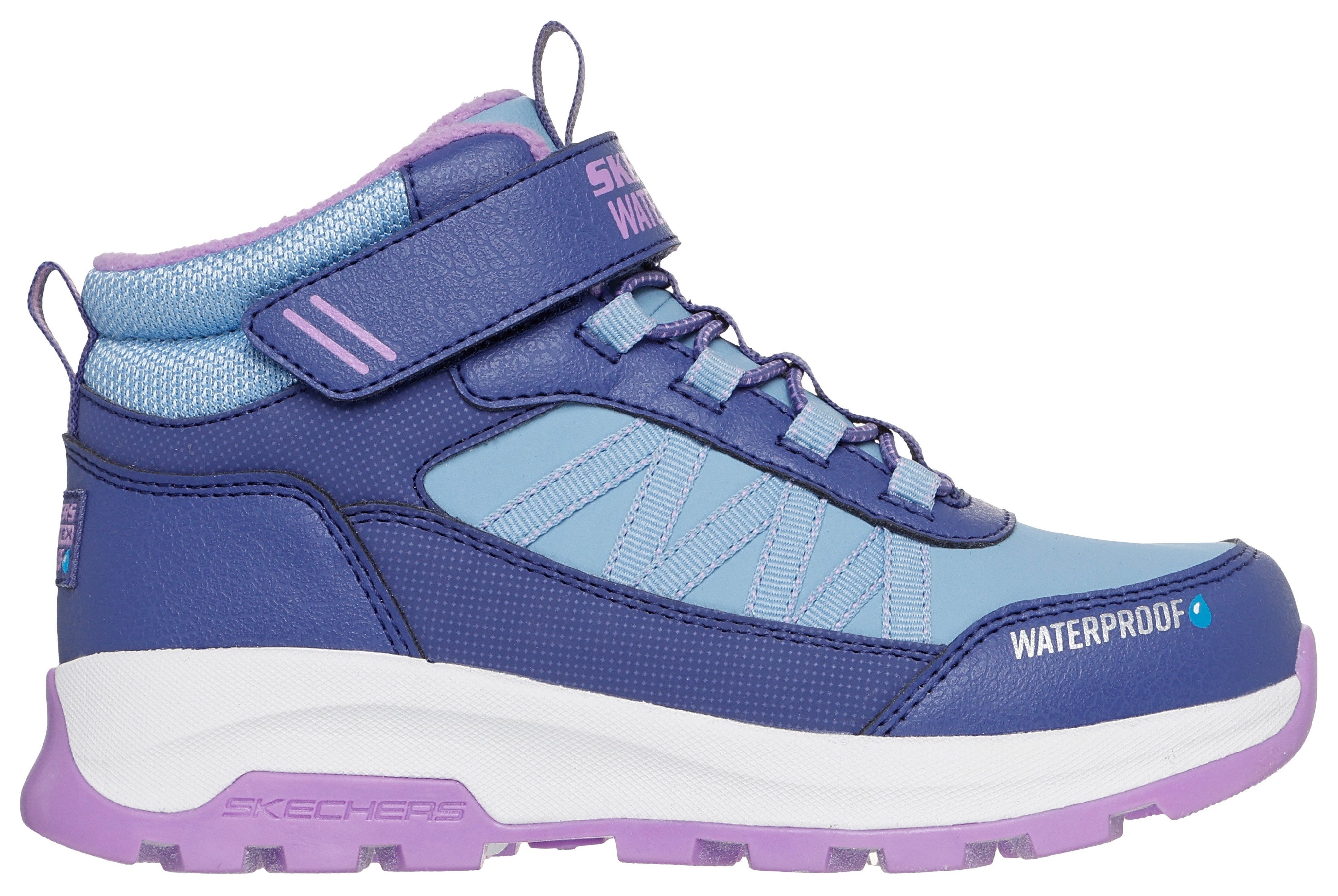 Skechers Klittenbandlaarzen STORM BLAZER Winterlaarzen, waterafstotend, maatsjabloon om te downloaden