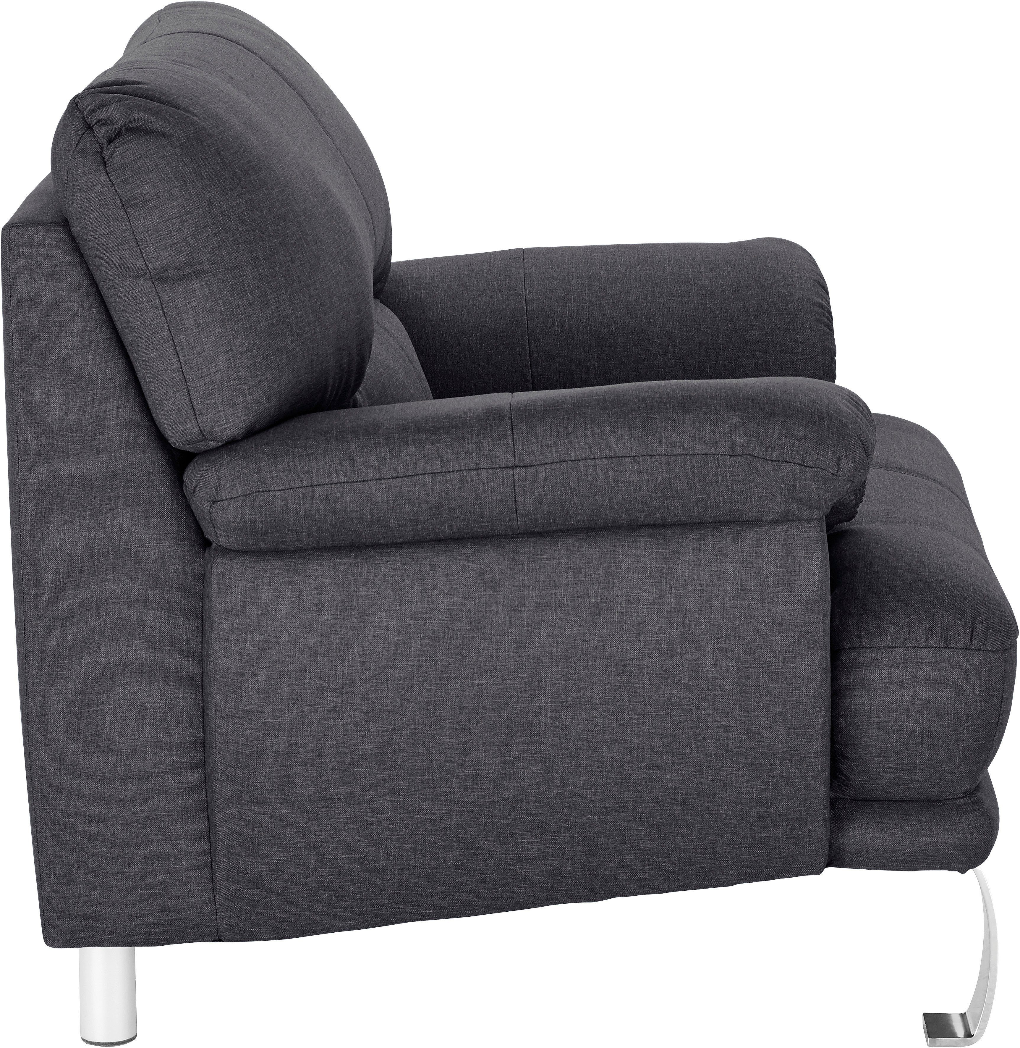 TRENDMANUFAKTUR Fauteuil Cecilia II, loungestoel in Italiaans design (set)