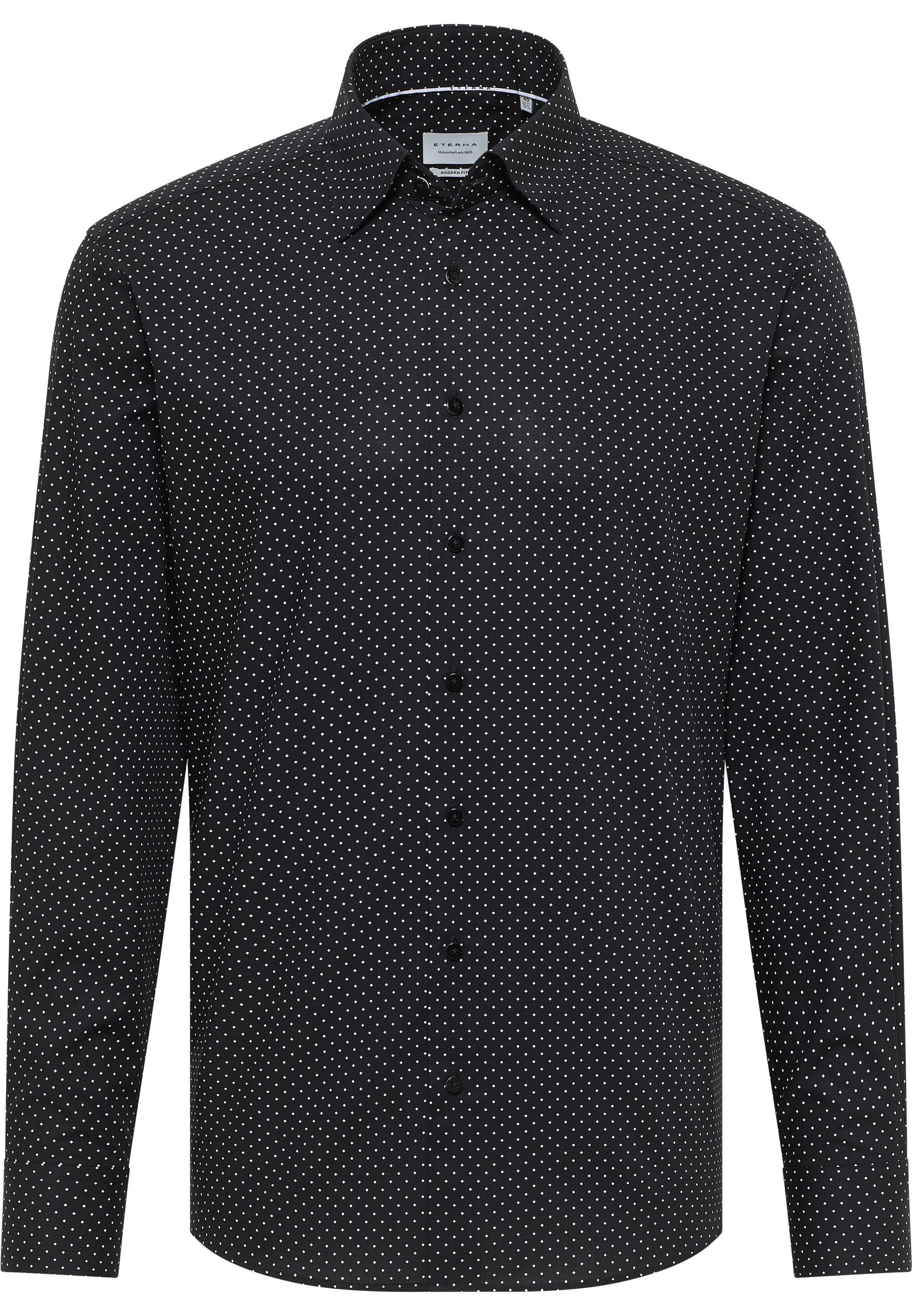 Eterna Overhemd met lange mouwen MODERN FIT NON IRON (strijkvrij)